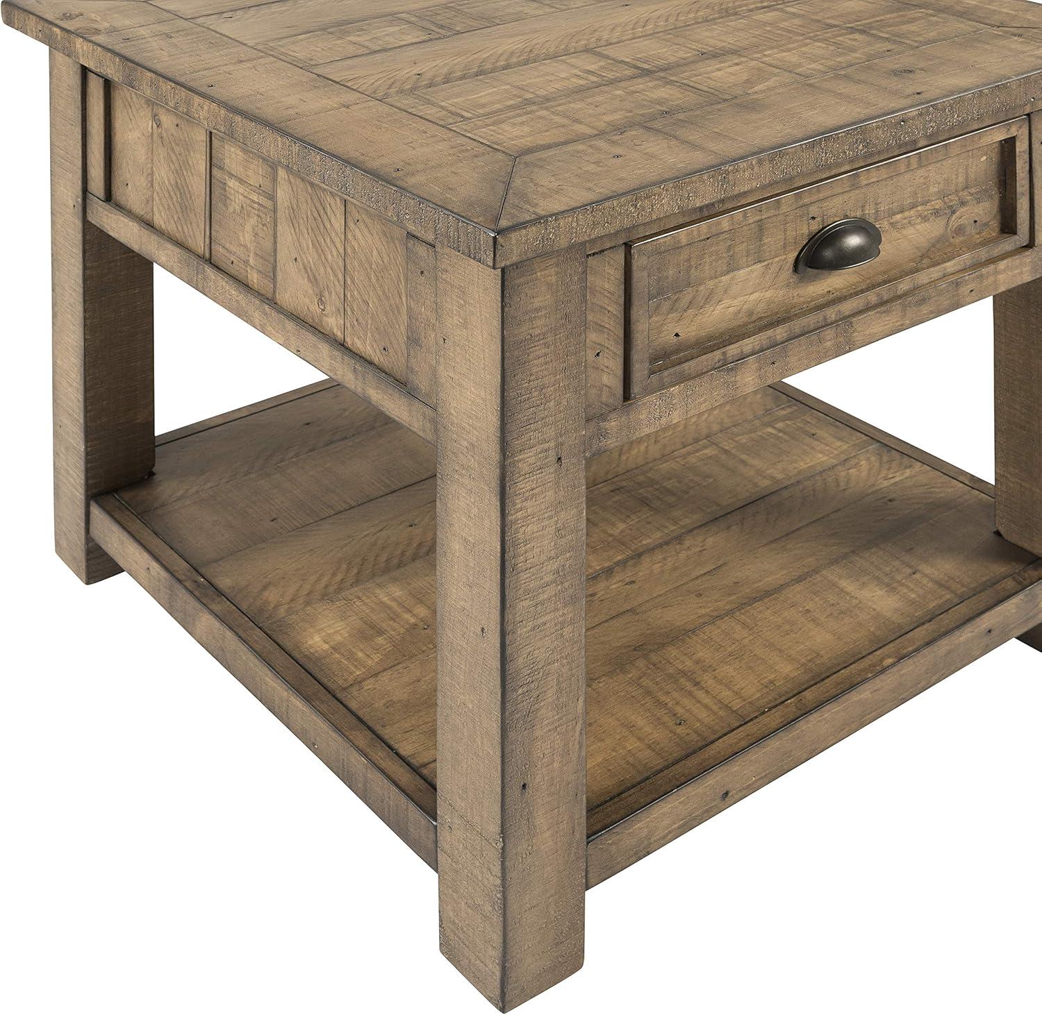 Martin Svensson Home Monterey Solid Wood End Table, Reclaimed Natural