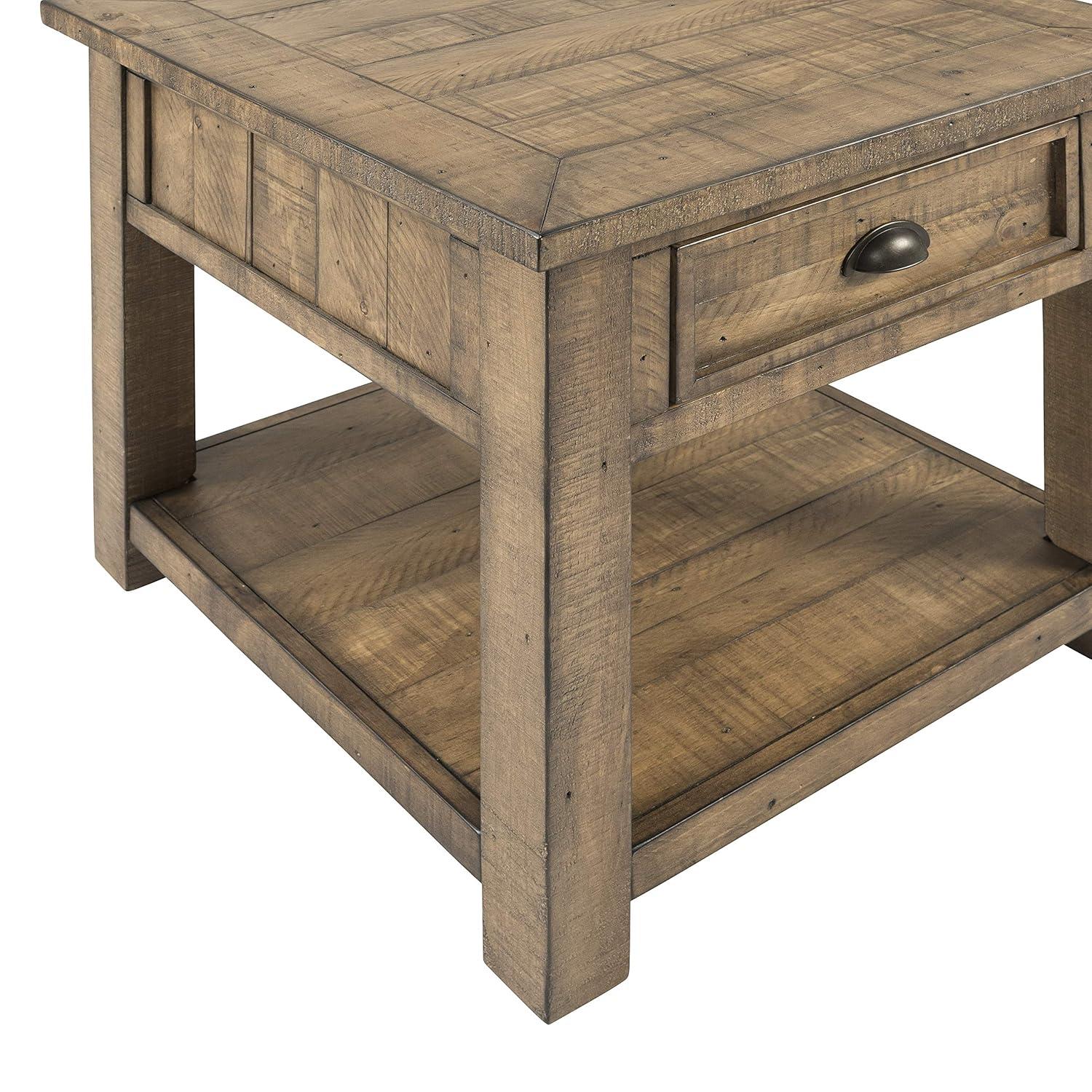 Martin Svensson Home Monterey Solid Wood End Table, Reclaimed Natural