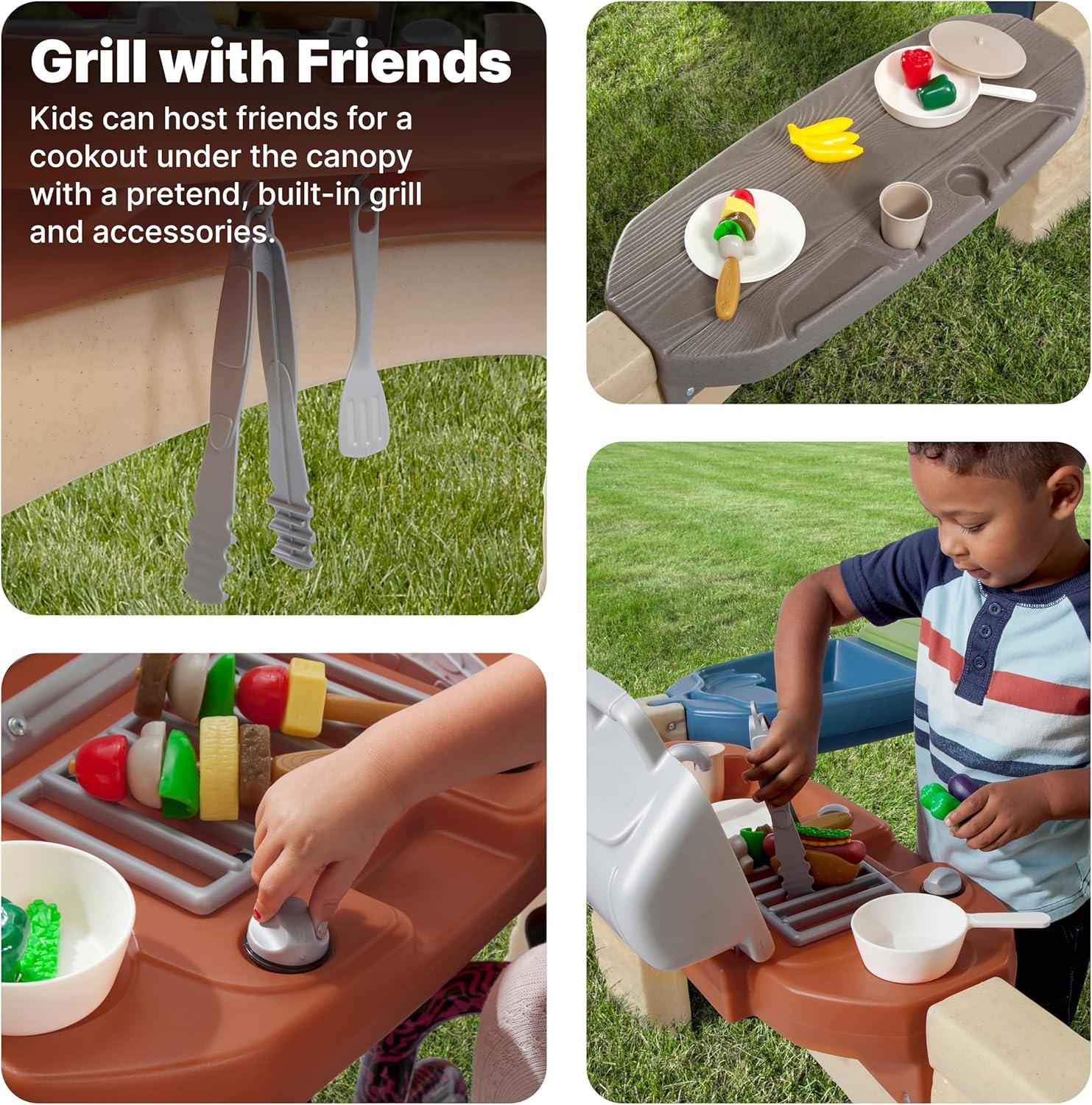 Step2 Step2 All Around Playtime Patio and Kids Outdoor Playhouse