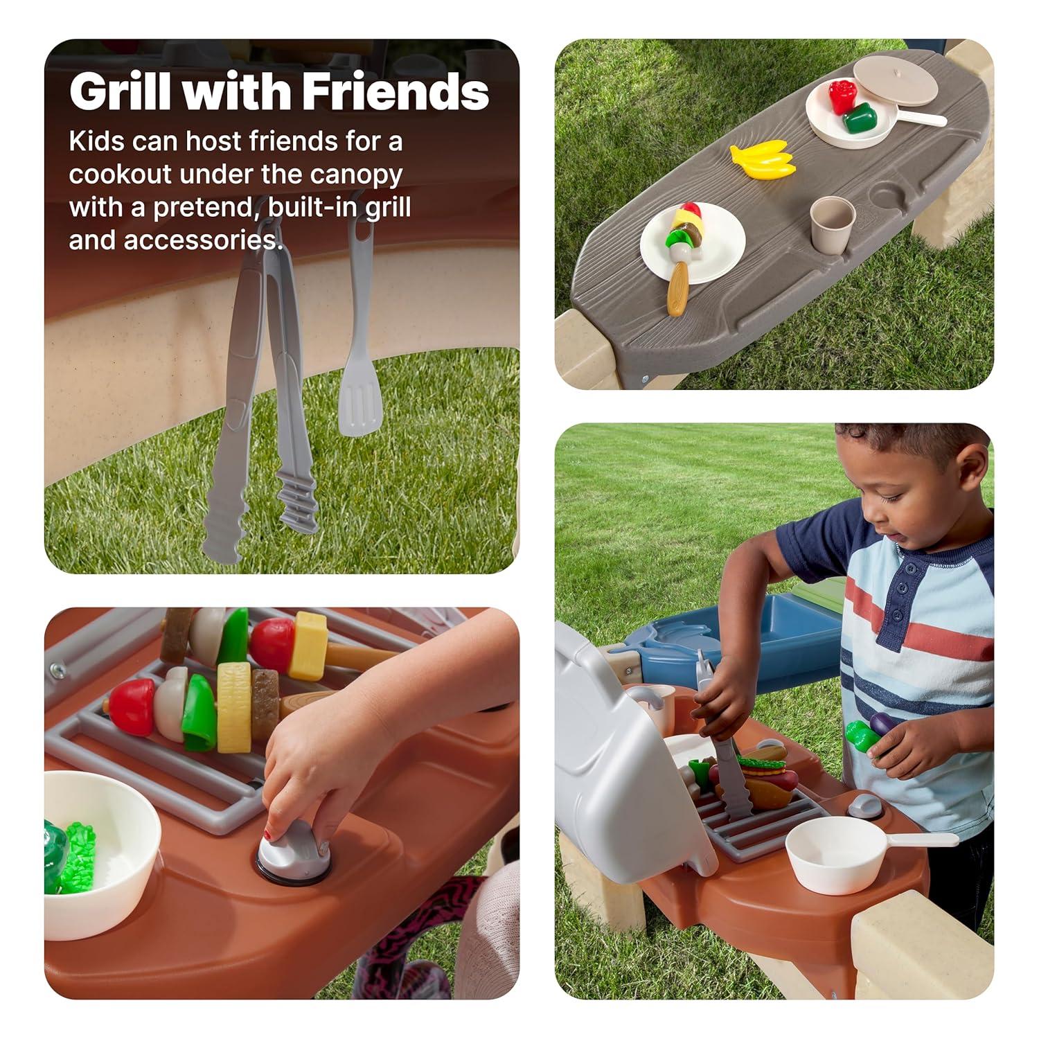 Step2 Step2 All Around Playtime Patio and Kids Outdoor Playhouse