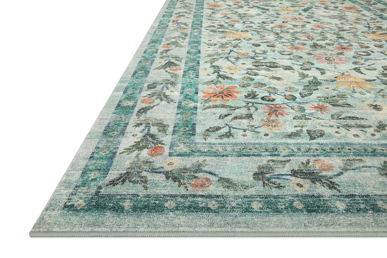 Rifle Paper Co. x Loloi Courtyard Sage Area Rug feat. CloudPile