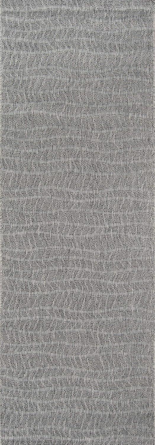 Novogratz by Momeni Villa Emilia Indoor Outdoor Grey Area Rug 2' X 10' Runner