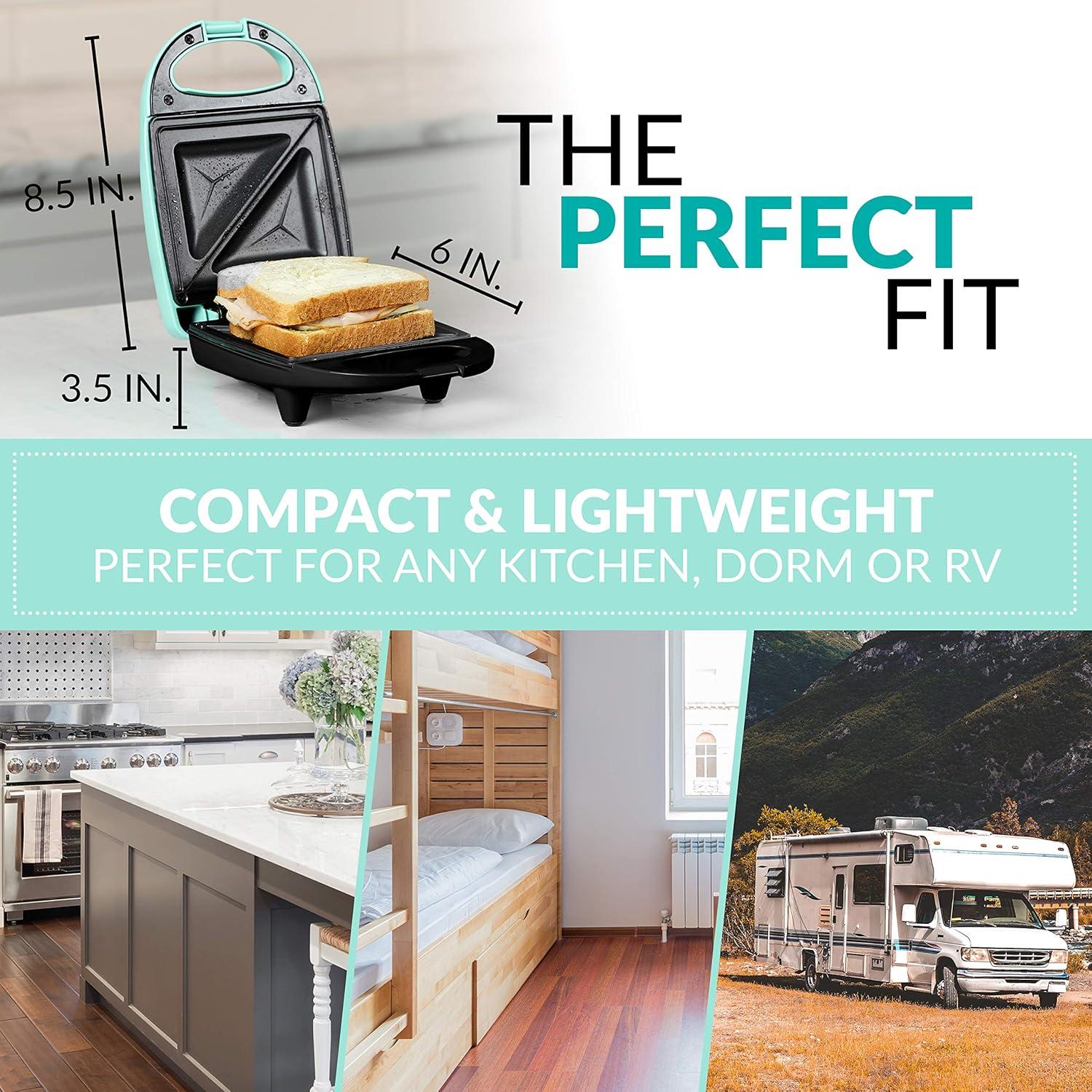 Nostalgia Nostalgia MyMini Personal Sandwich Maker, Pizza Pockets, Quesadillas, Breakfast, Paninis