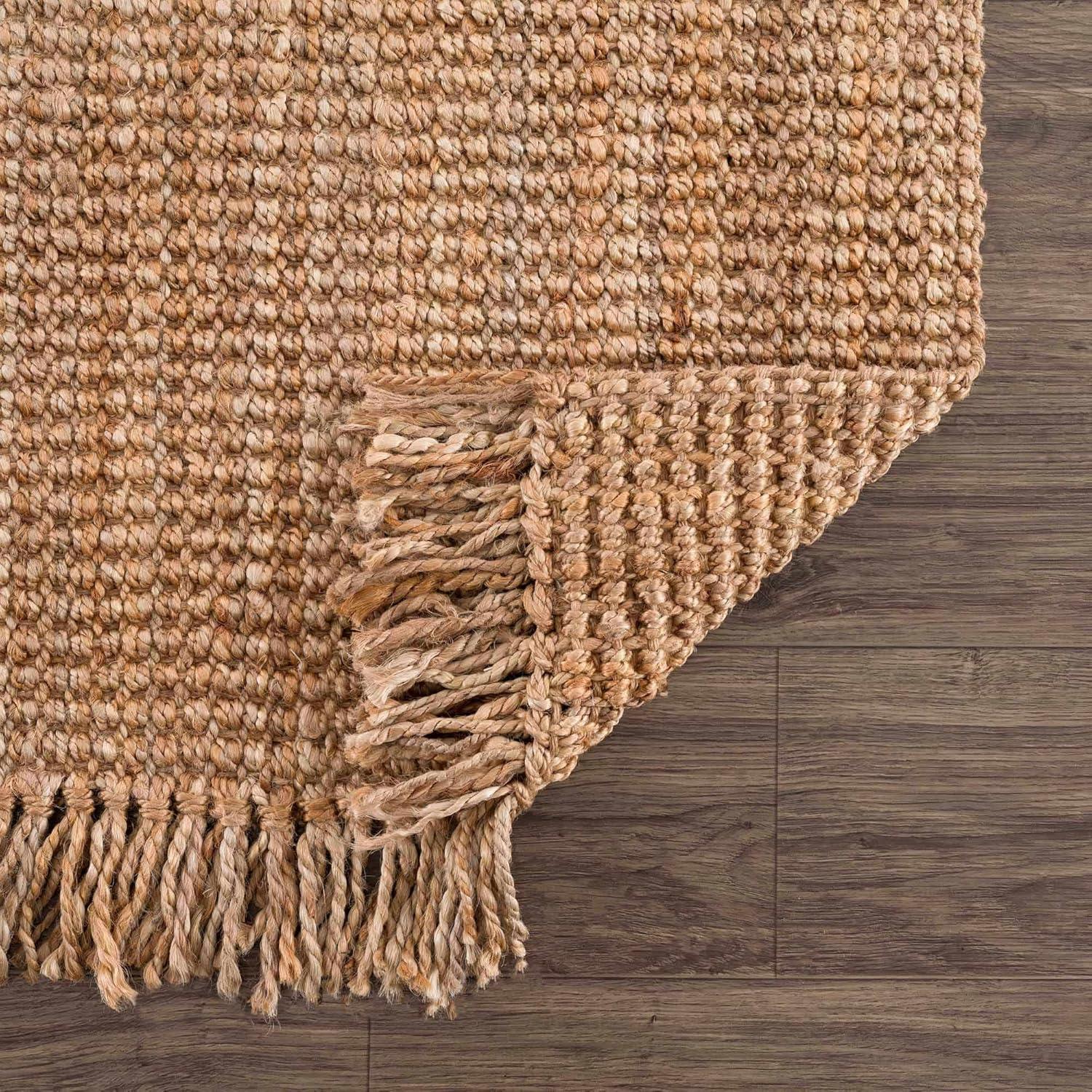 Hauteloom Rectangle Area Rug  Brown