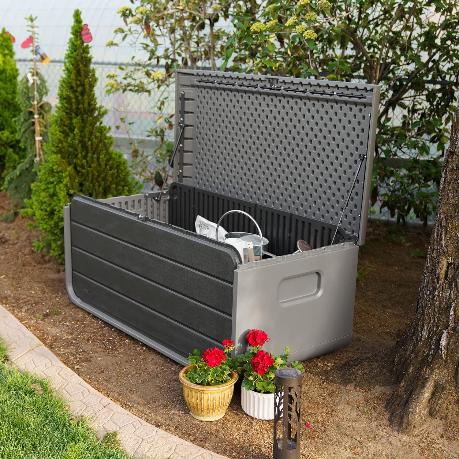 Lifetime Modern Outdoor Storage Deck Box (136 Gallon) - 60367