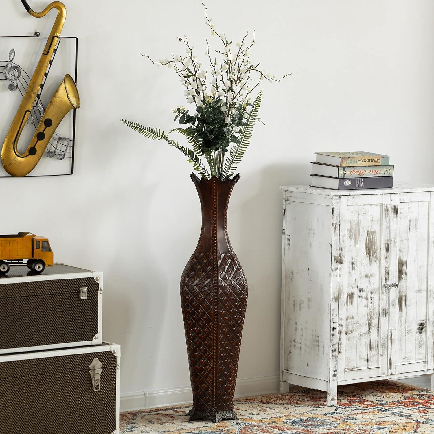 Cortnee Metal Floor Vase