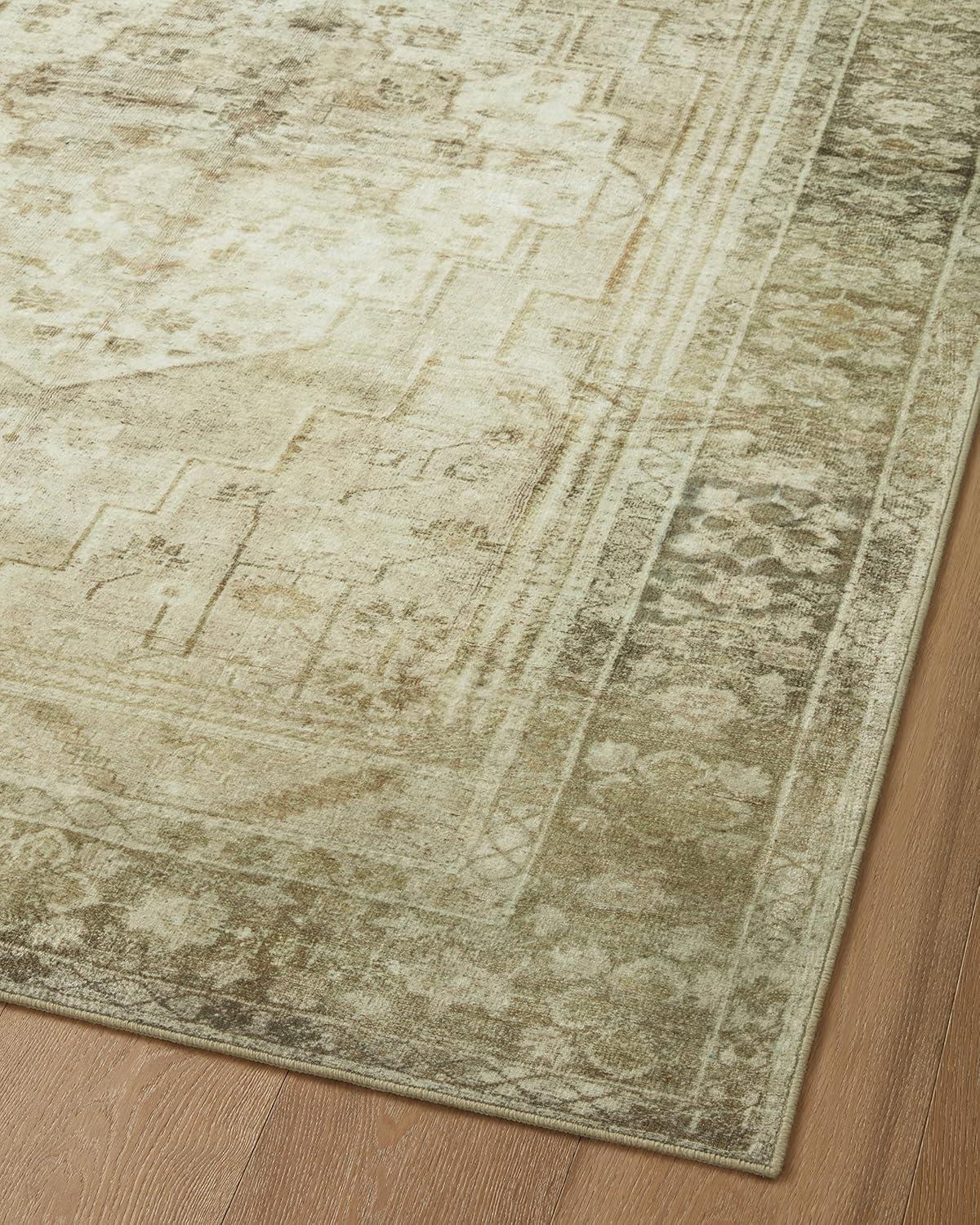 Magnolia Home by Joanna Gaines x Loloi Magnolia Home By Joanna Gaines X Loloi Banks Machine Washable Natural / Granite Area Rug