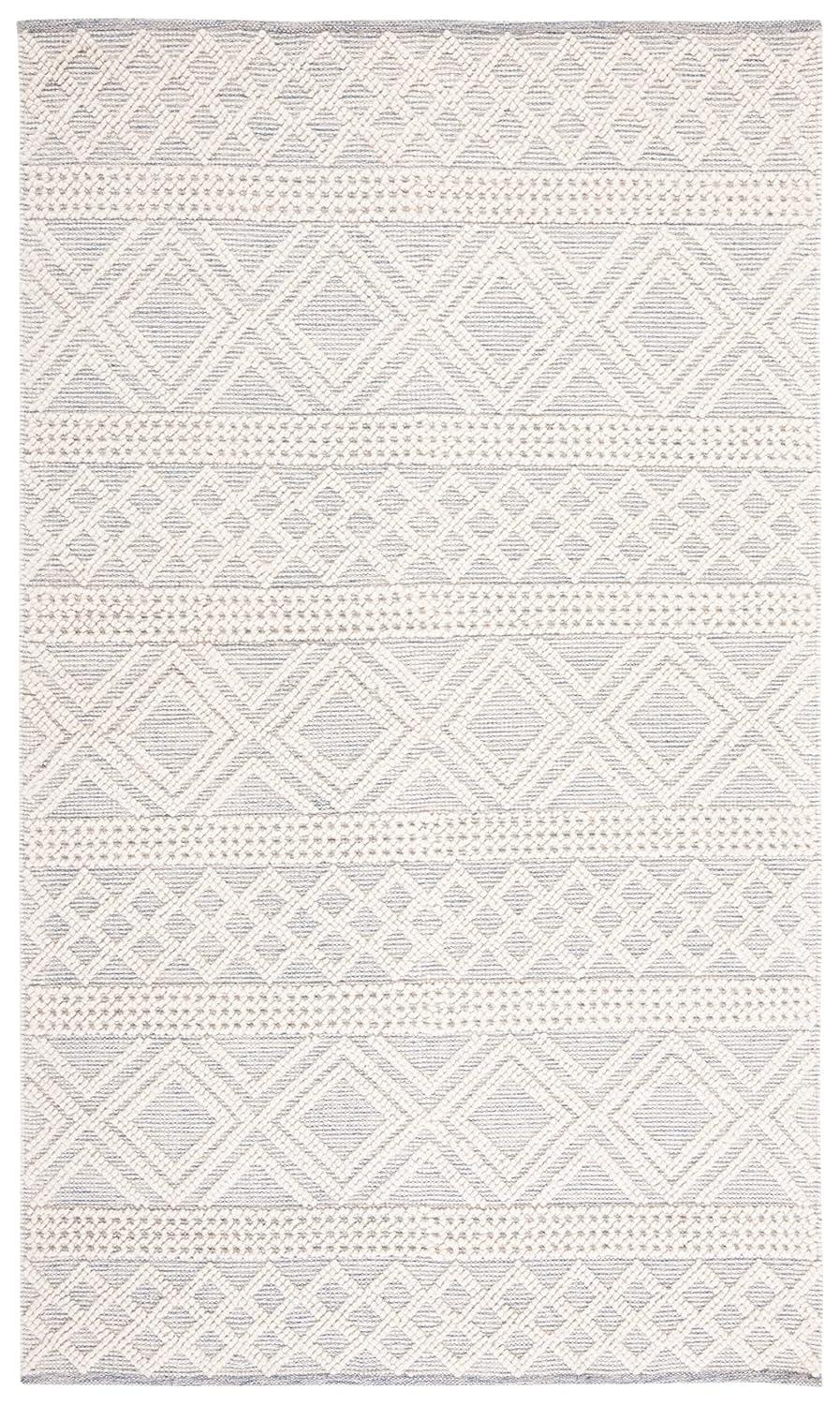 Natura NAT830 Hand Woven Area Rug - Ivory/Blue - 8'x10' - Safavieh.