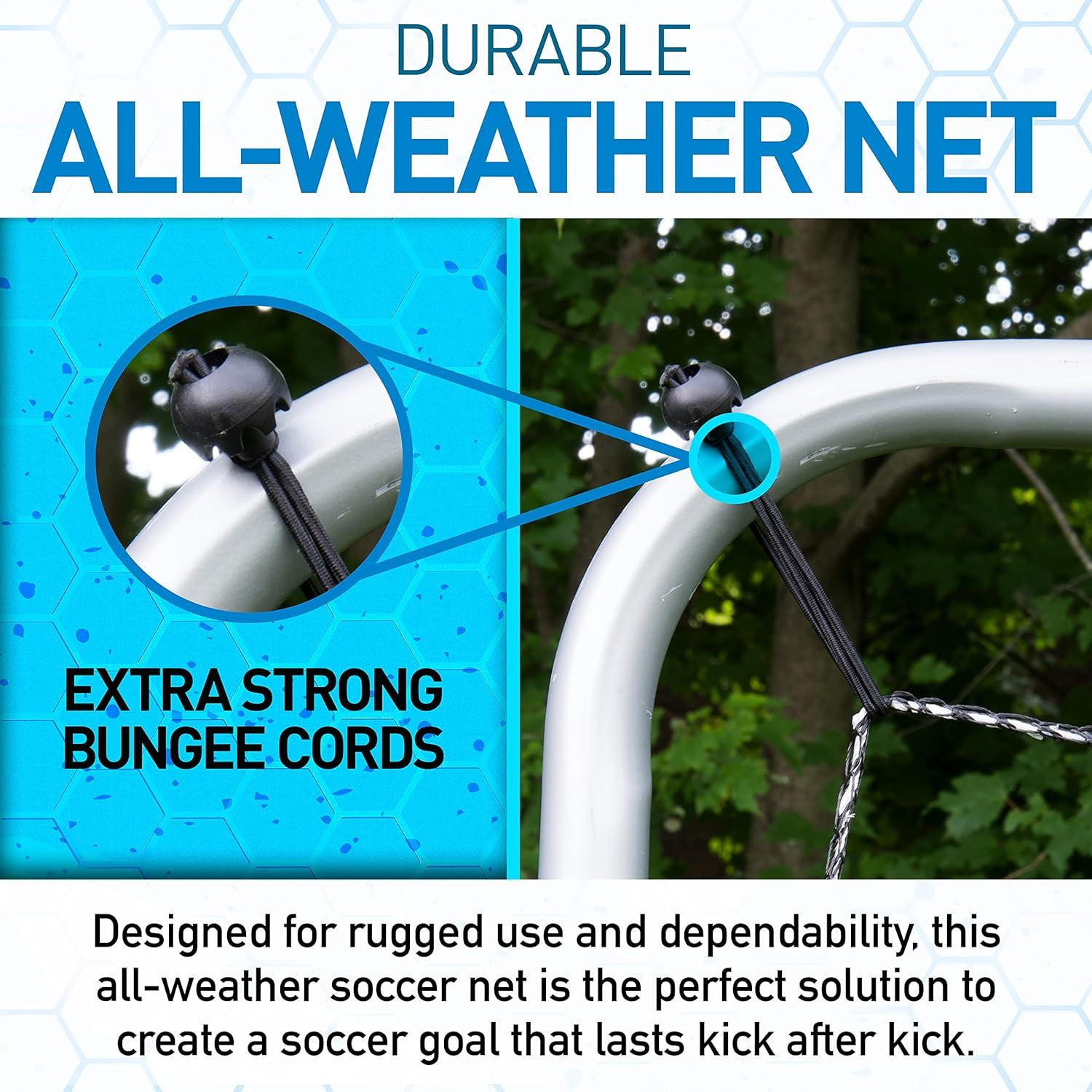 Franklin Sports Soccer Rebounder - Tournament Steel Rebounding Net -  Training - 12'x6' - Silver