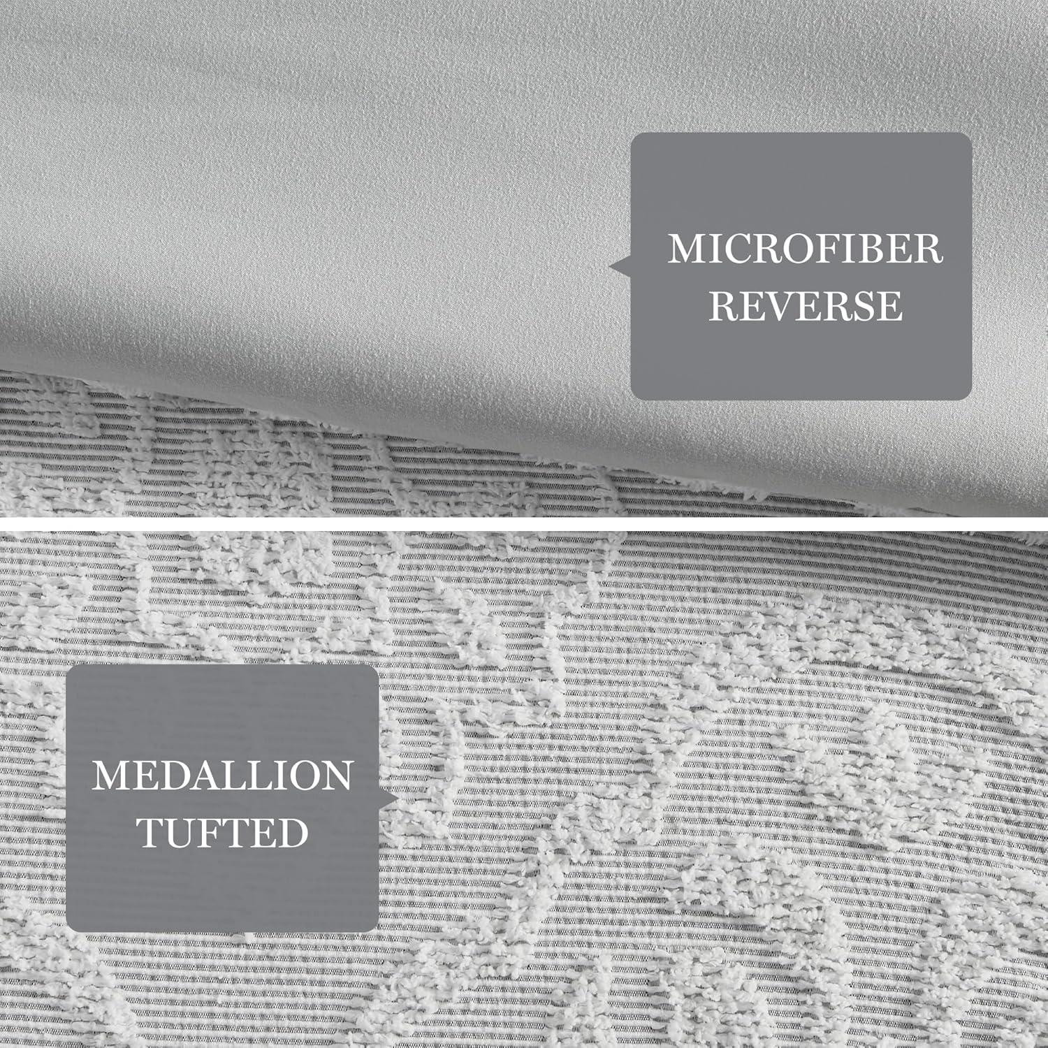 510 Design Everly 3 Piece Tufted Woven Medallion Comforter Set