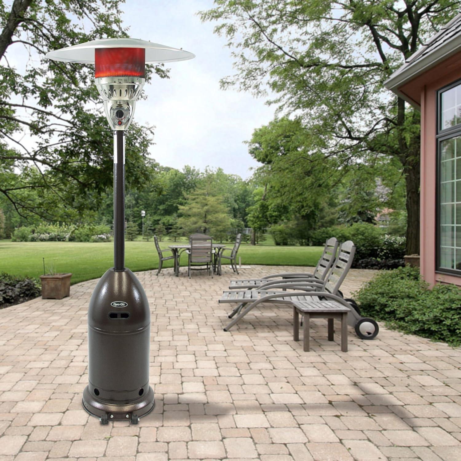 Dyna Glo 48,000 BTU Premium Hammered Bronze Propane Patio Heater