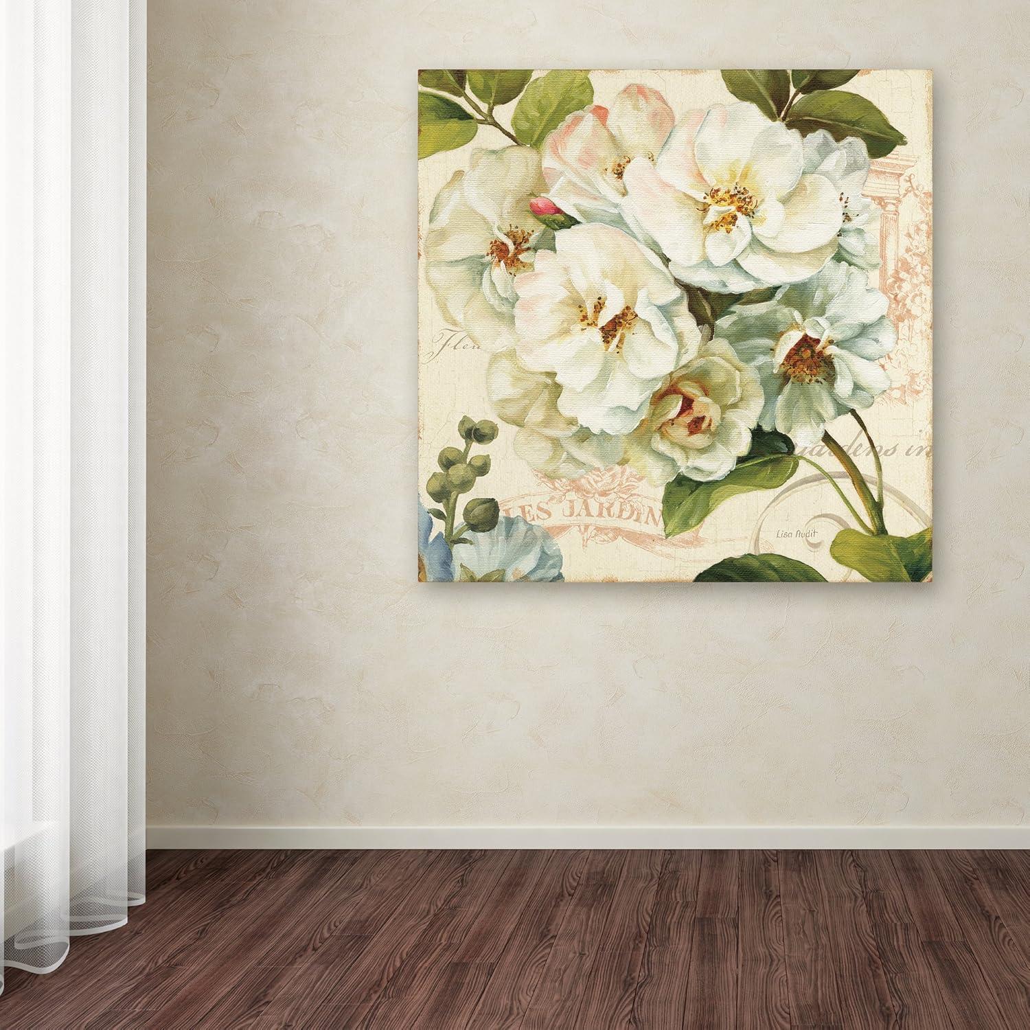 Trademark Fine Art "Les Jardin III" Lienzo Art de Lisa Audita