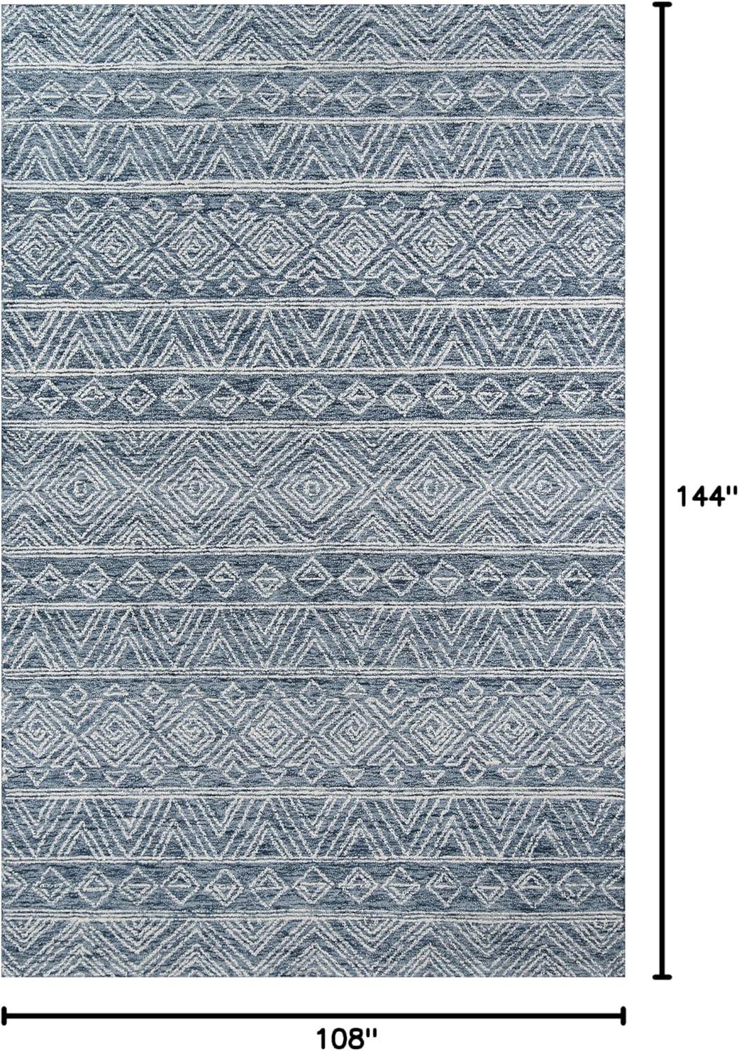 Momeni  Mallorca Hand Hooked Cotton Area Rug 9' X 12' 9' x 12' Indoor,Accent,Handmade Rectangle