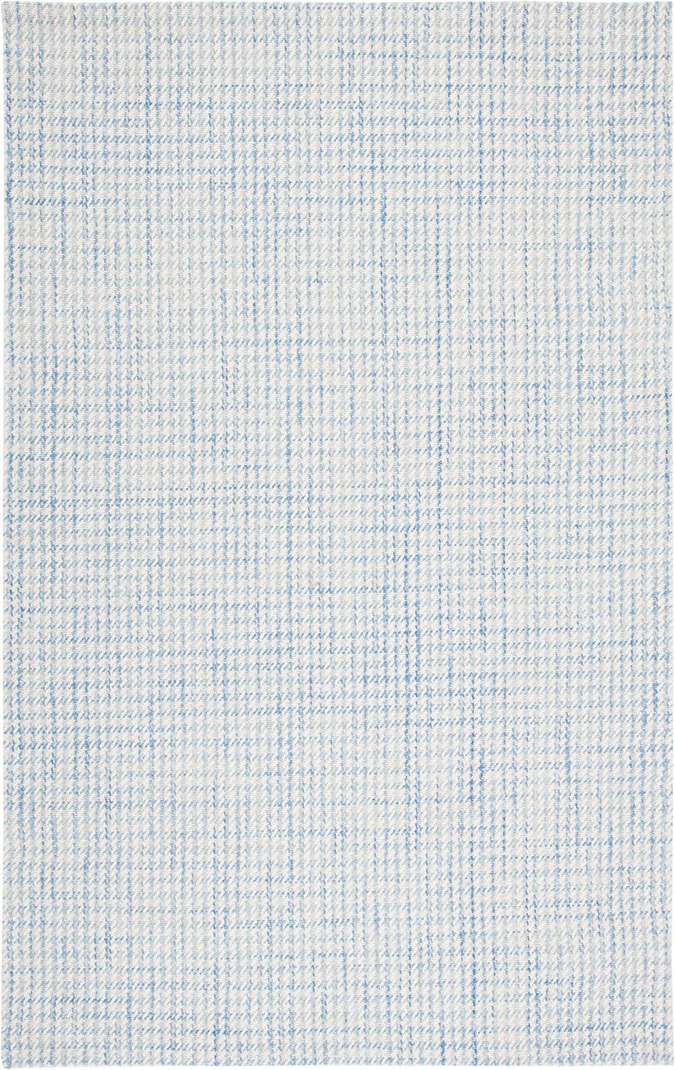 Marbella MRB319 Hand Woven Indoor Accent Rug - Black/Ivory - 3'x5' - Safavieh