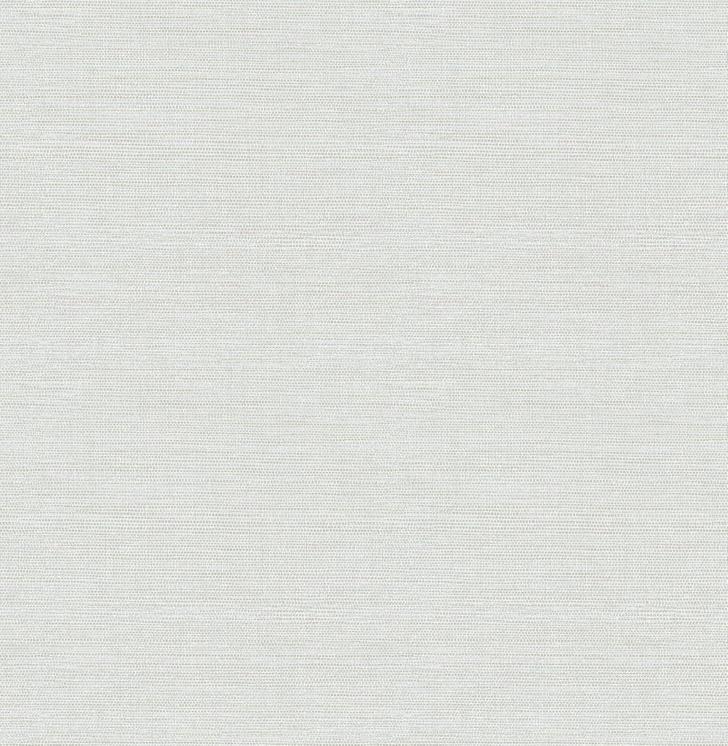 Agave Light Blue Faux Grasscloth Non-Woven Wallpaper