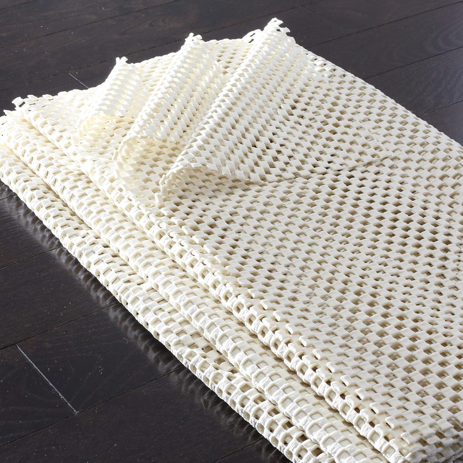 Grid Pad PAD111 Power Loomed Indoor Rug Pad - White - 9' x 12' - Safavieh