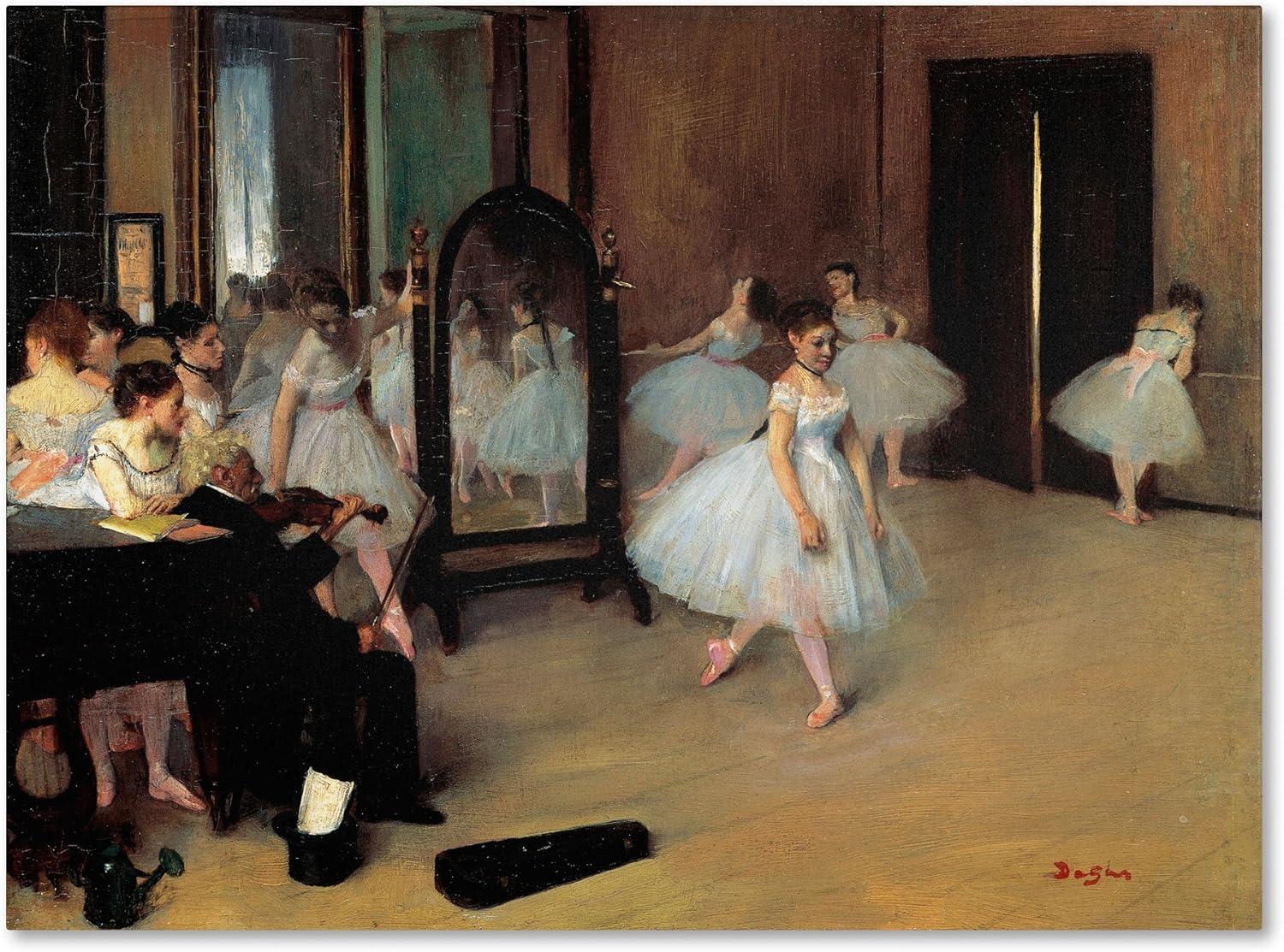 Vault W Artwork " The School Of Dance 1871 " by Edgar Degas