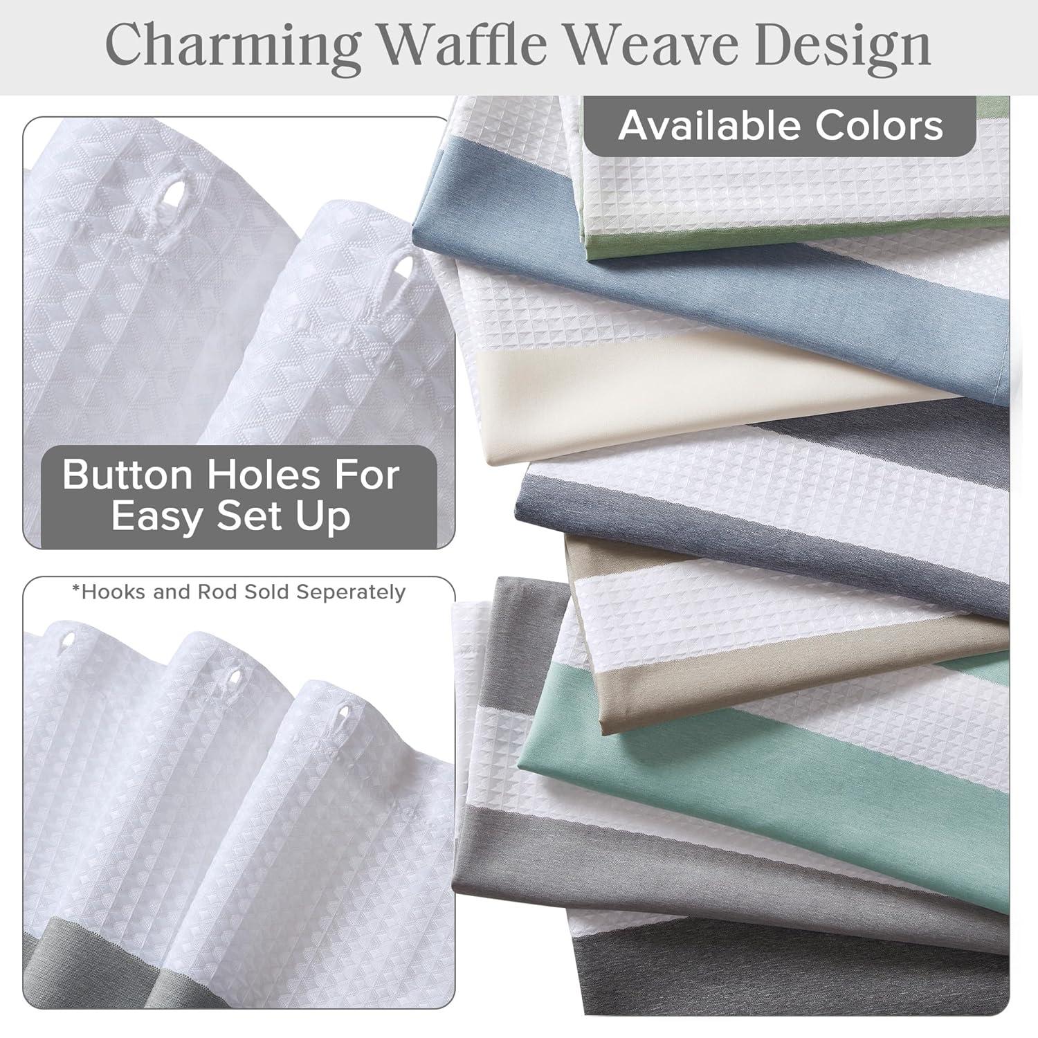 Striped Single Shower Curtain