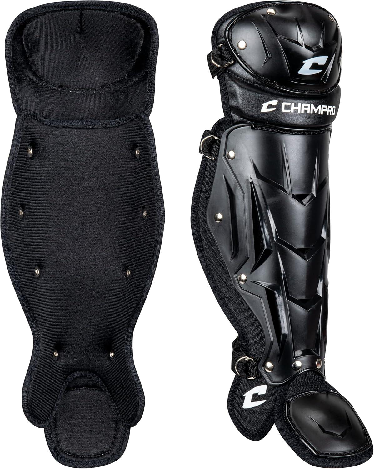 Black High-Performance Polyethylene Single Knee Leg Guard