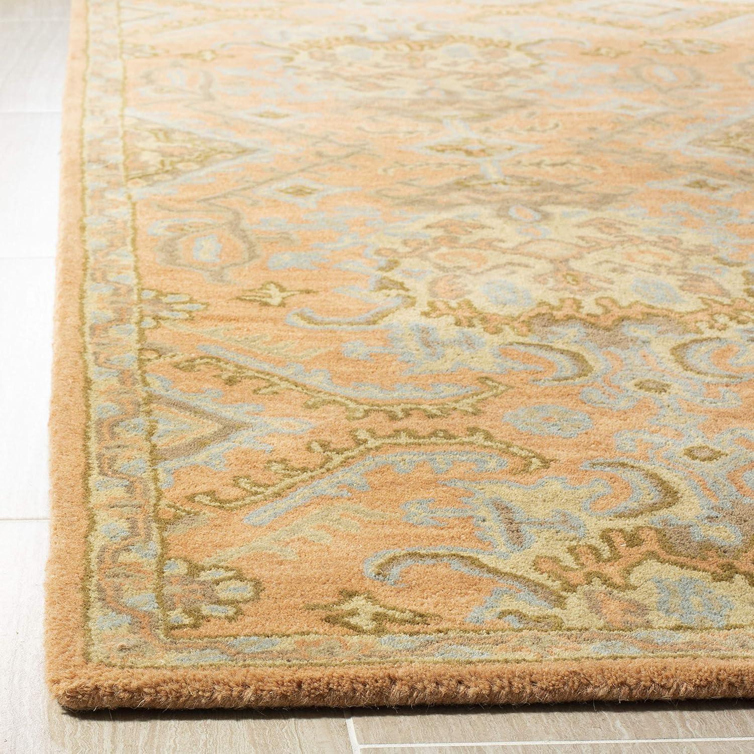 Wyndham WYD203 Hand Tufted Area Rug - Terracotta - 7'x7' - Safavieh.