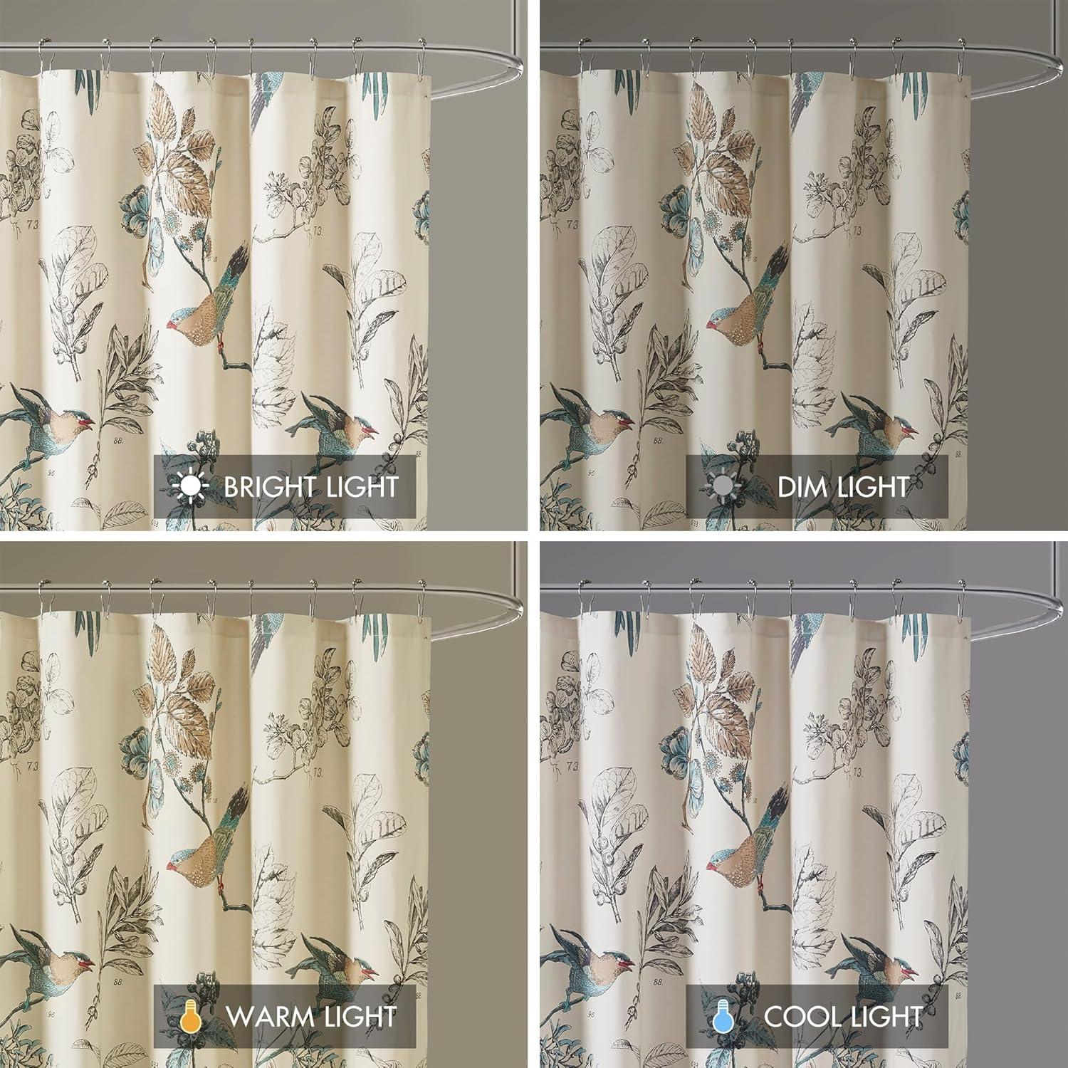 Madison Park Quincy 100% Cotton Single Shower Curtain