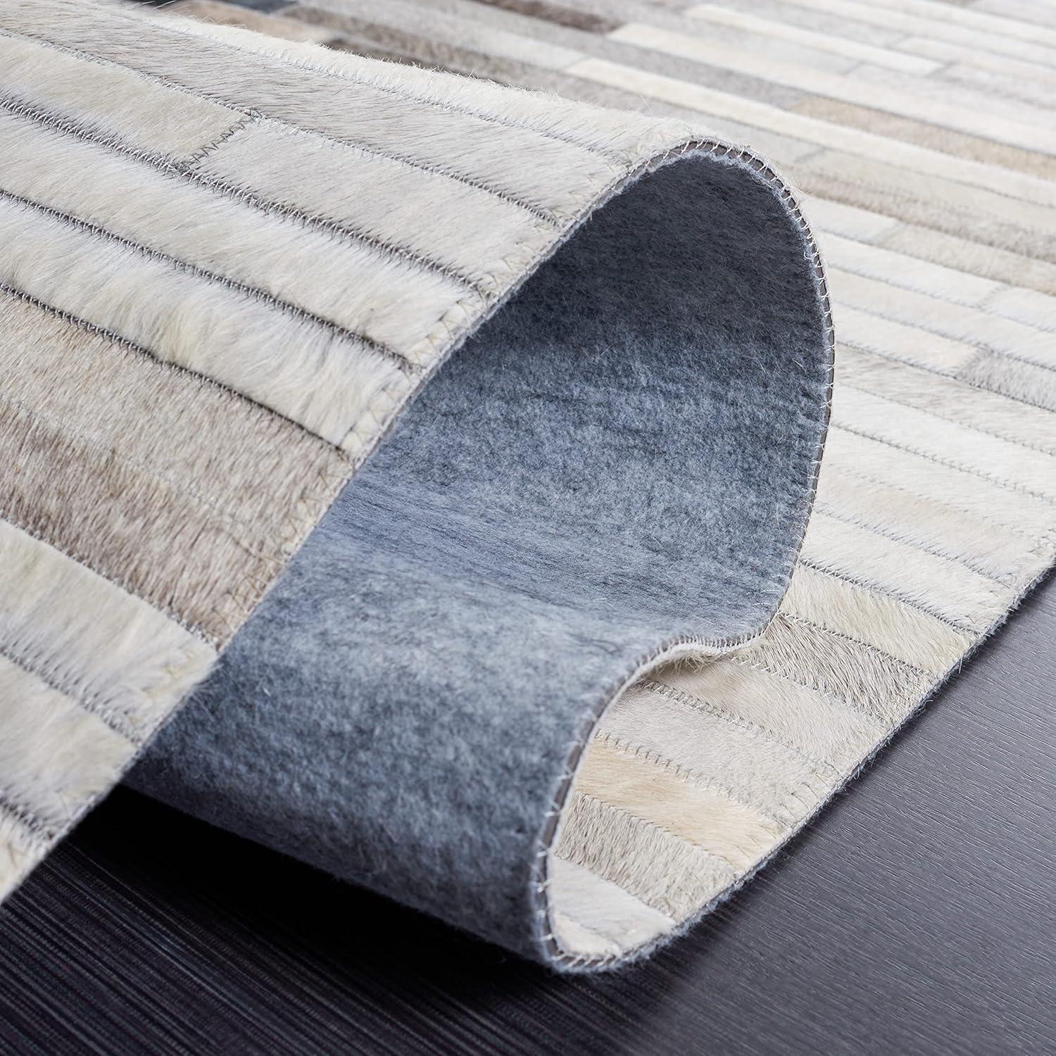 Studio Leather STL818 Hand Woven Area Rug - Grey/Brown - 8'x10' - Safavieh.