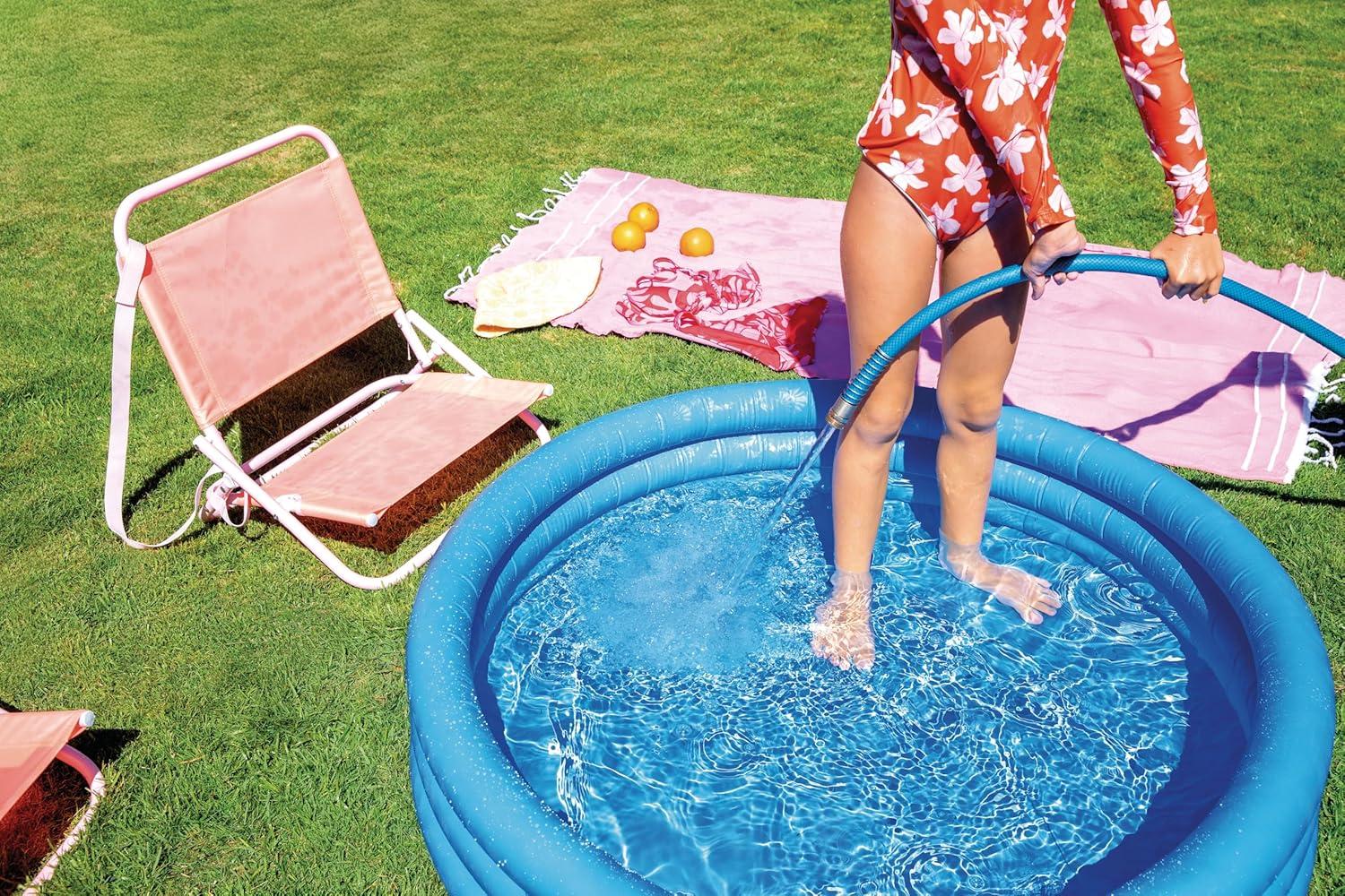 Intex Cryatsal Blue Inflatable Kiddie Pool 45" x 10"