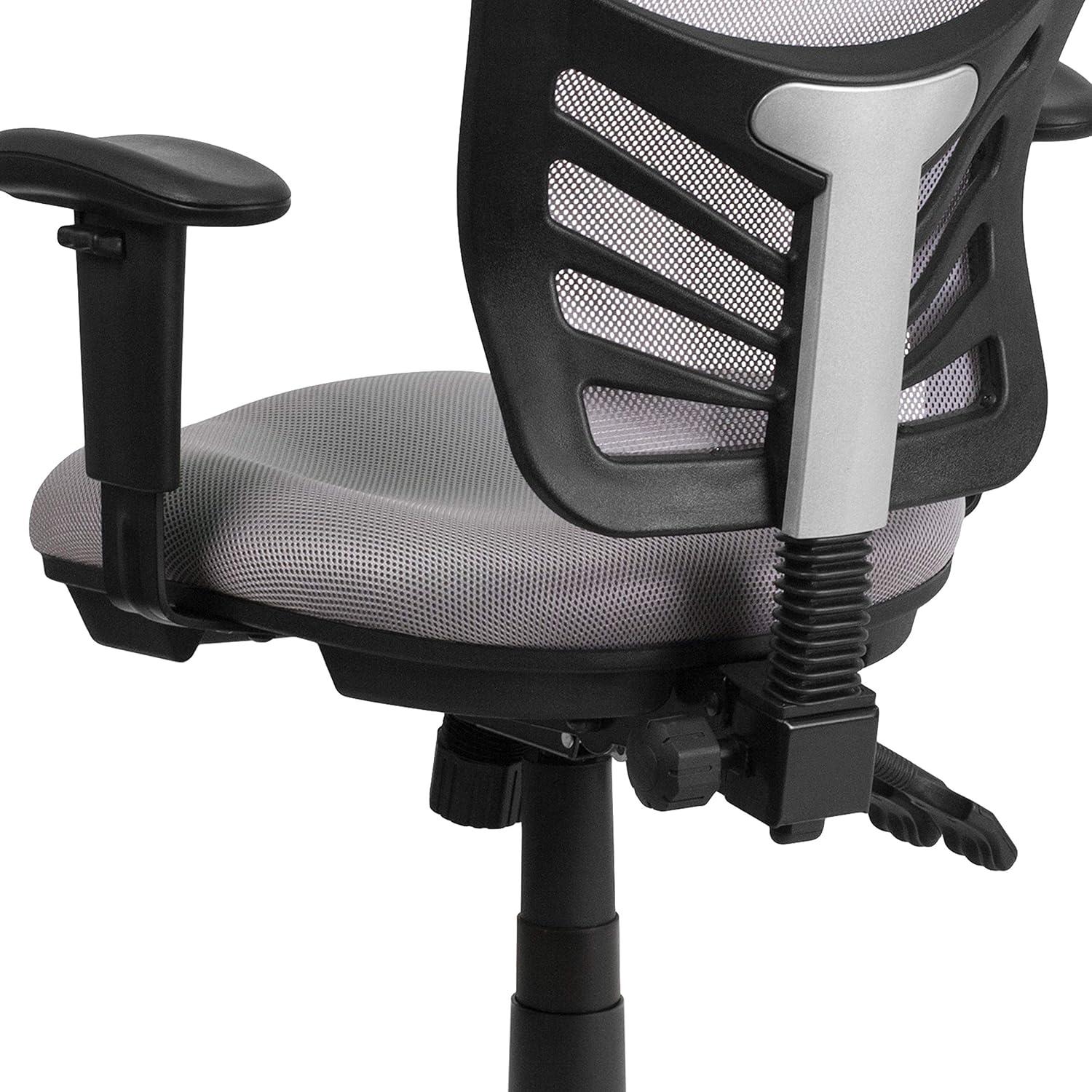 Flash Furniture Siyer Mid-Back Mesh Ergonomic Office Chair with Adjustable Arms by Flash Furniture