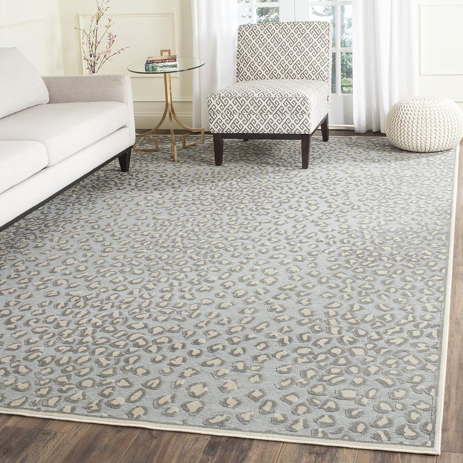 Paradise PAR84 Power Loomed Indoor Area Rug - Cream/Spruce - 8'x10' - Safavieh.