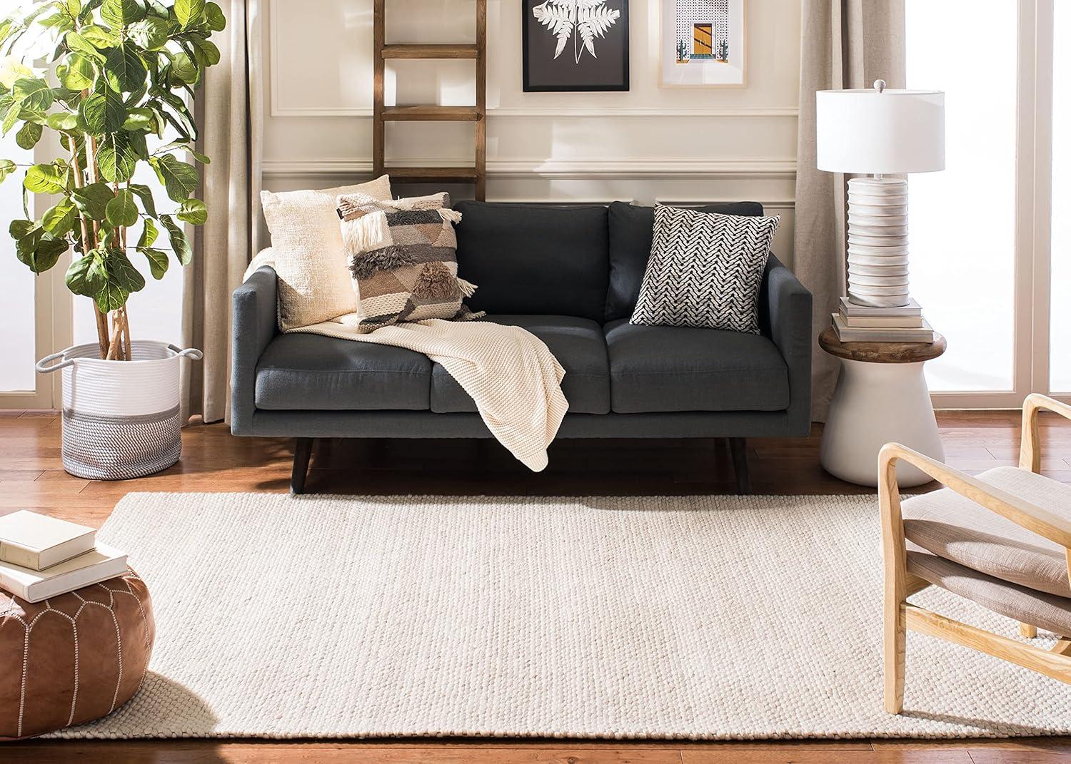 SAFAVIEH Marbella Cassandra Distressed Area Rug, Beige/Ivory, 8' x 10'