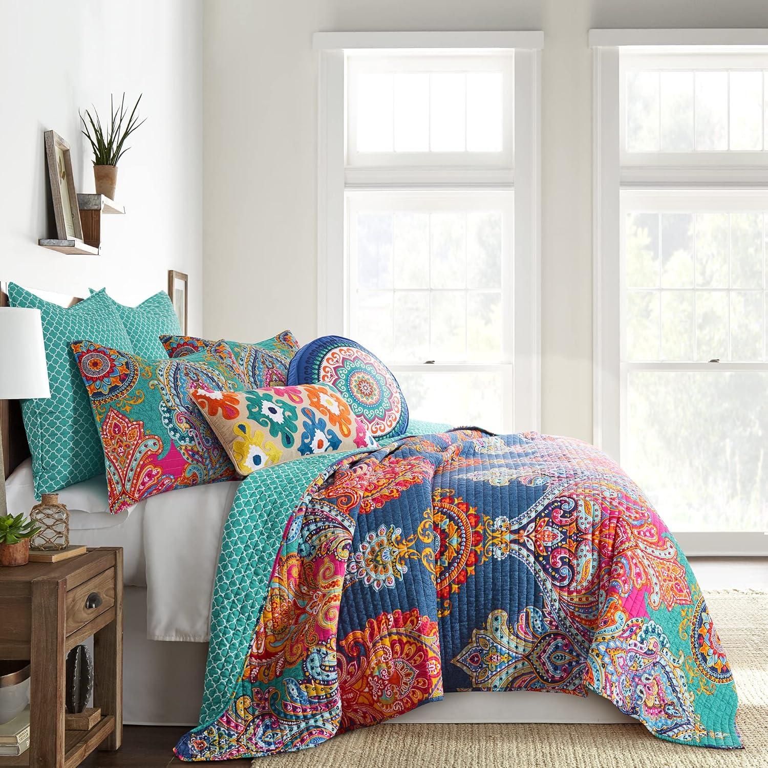 Fantasia Quilt Set - One Twin/Twin XL Quilt and One Standard Sham - Levtex Home