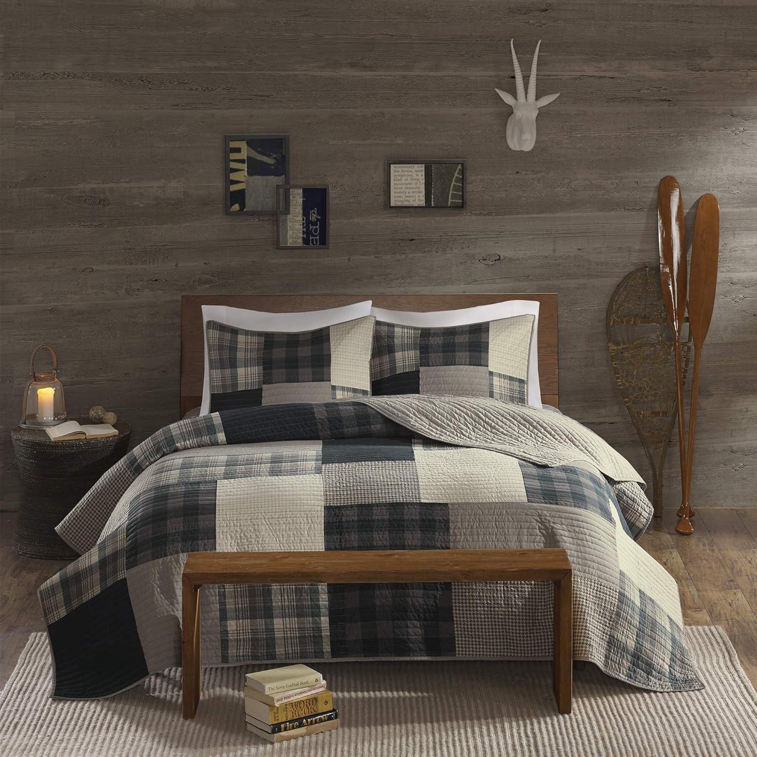 Winter Hills Oversized Cotton Quilt Bedding Set Tan - Woolrich