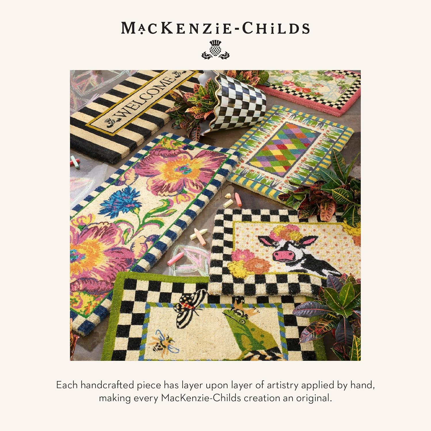 MacKenzie-Childs Flower Market Double Door Entrance Mat