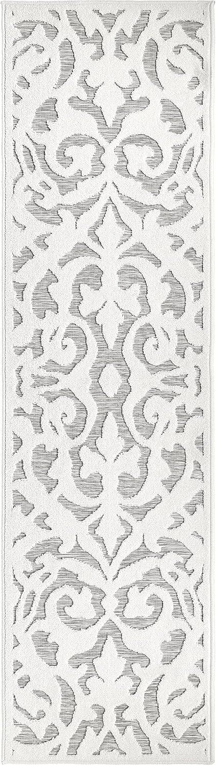 My Texas House Ladybird Natural Gray High Low Indoor Outdoor Rug