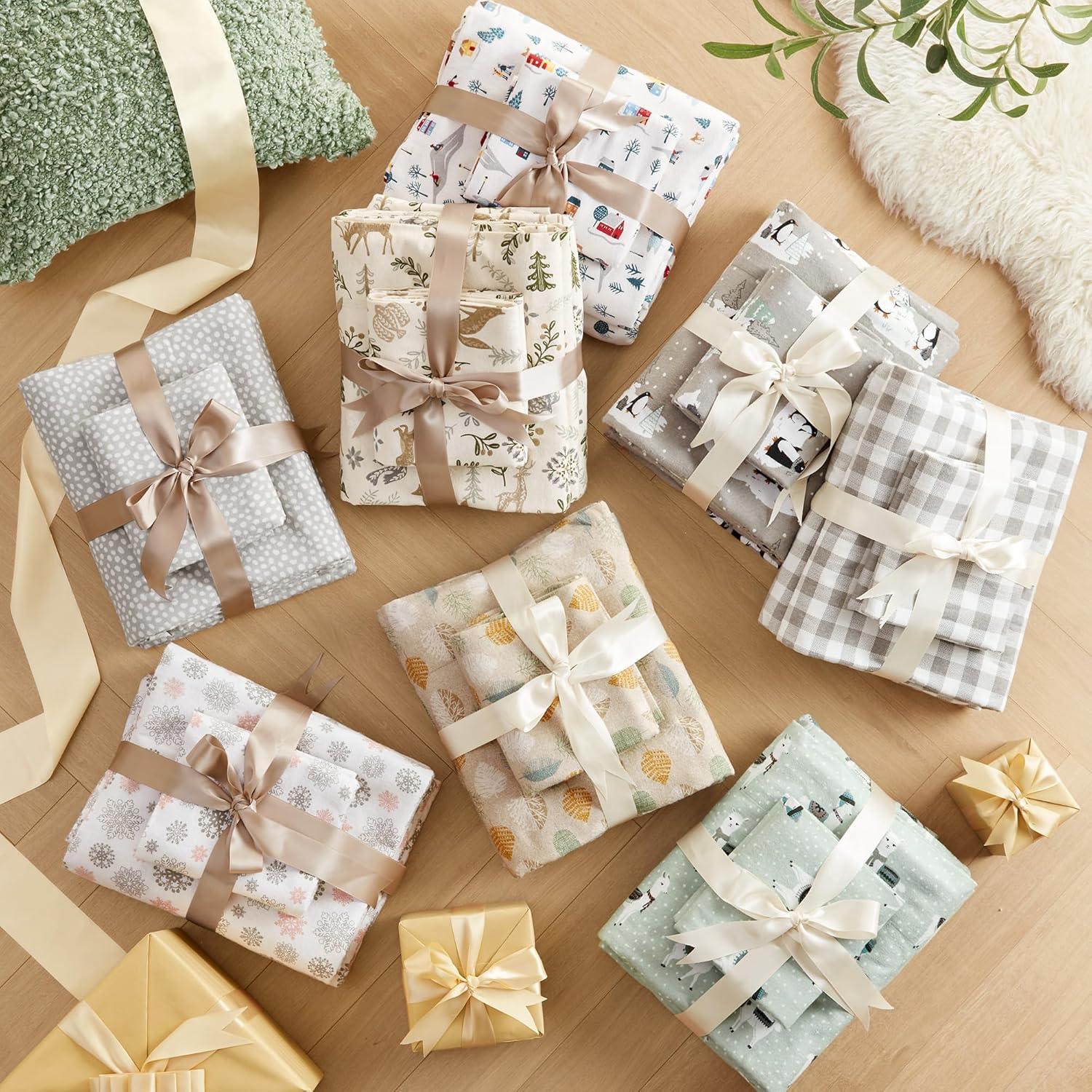 Madison Park Cozy Flannel 100% Cotton Sheet Set