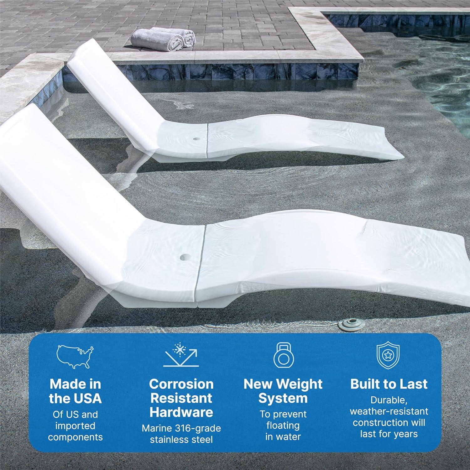 Step2 Vero Outdoor Chaise Pool Lounger: Weighted