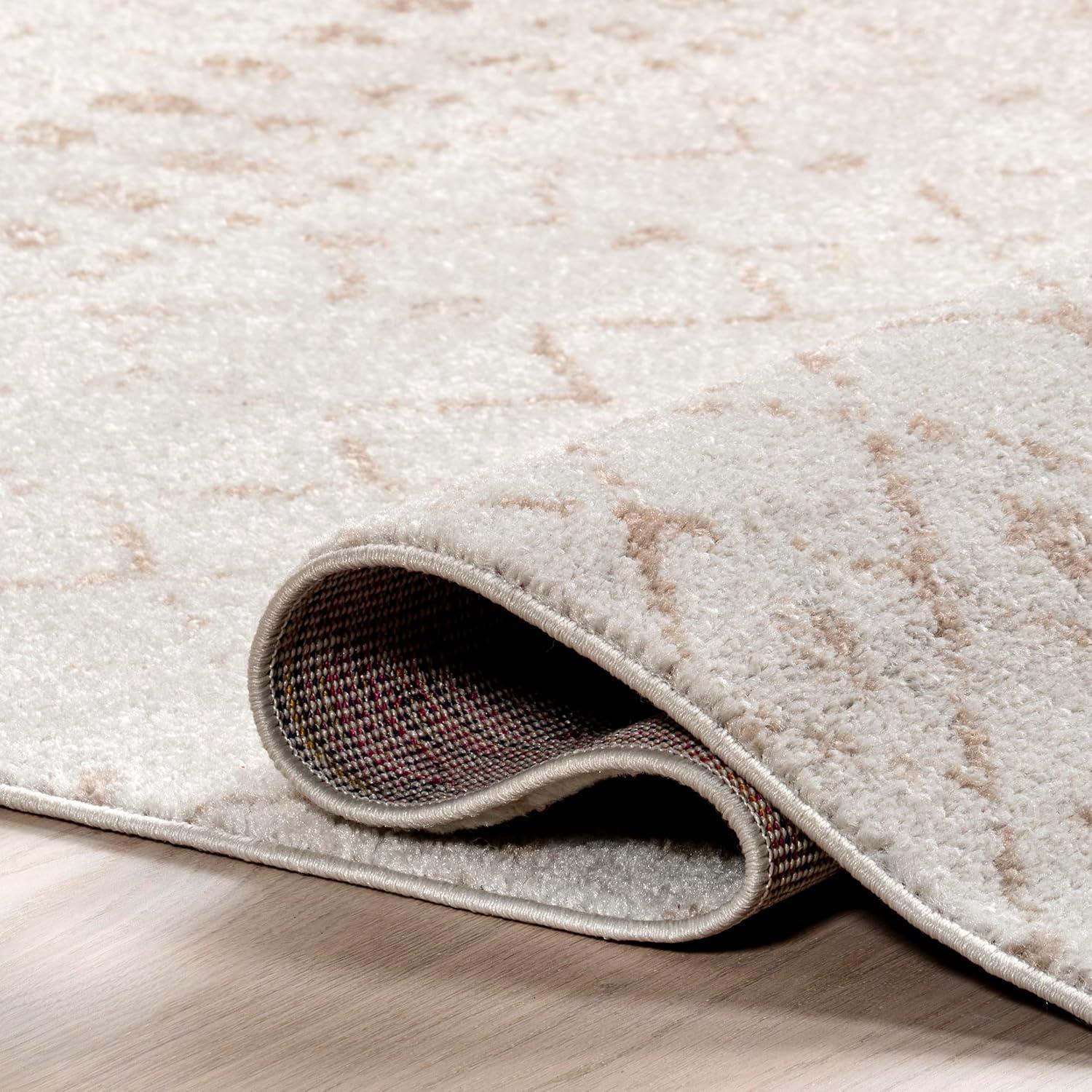 Nuloom Moroccan Blythe Indoor Area Rug, Round 6', Neutral