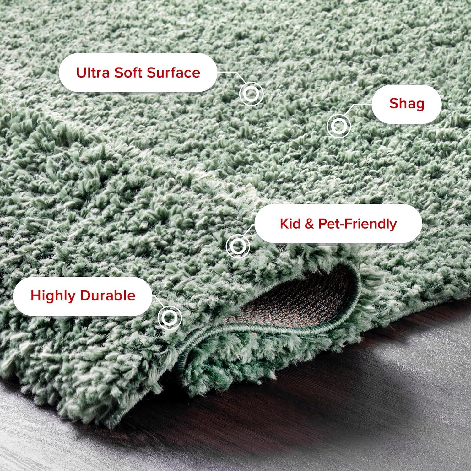 Nuloom Kara Solid Shag Indoor Area Rug