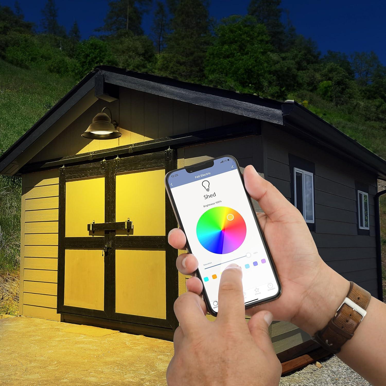 Feit Electric PAR38 E26 (Medium) LED Smart Bulb Color Changing 90 Watt Equivalence 1 pk