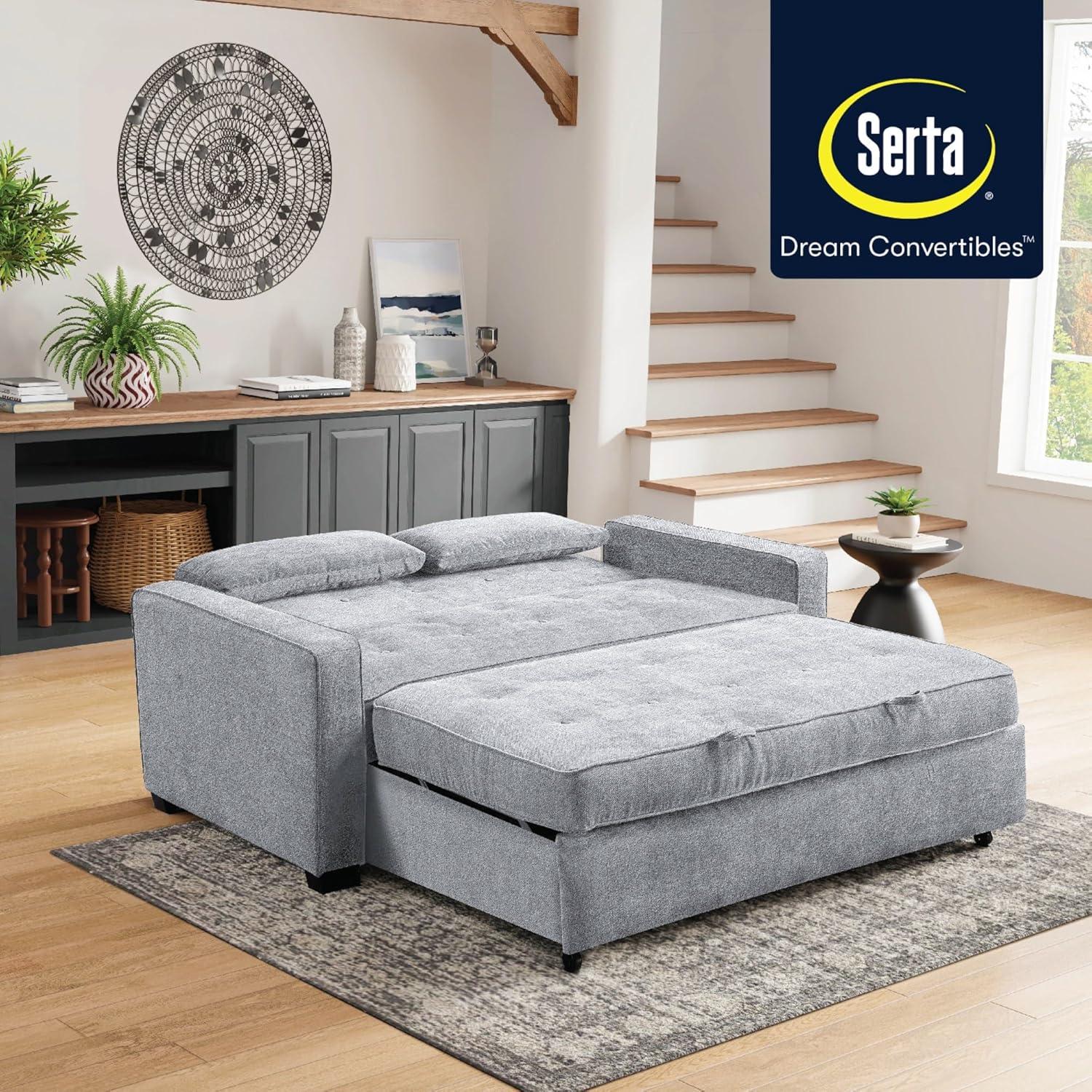 Serta Monroe Queen Size Convertible Sleeper Sofa