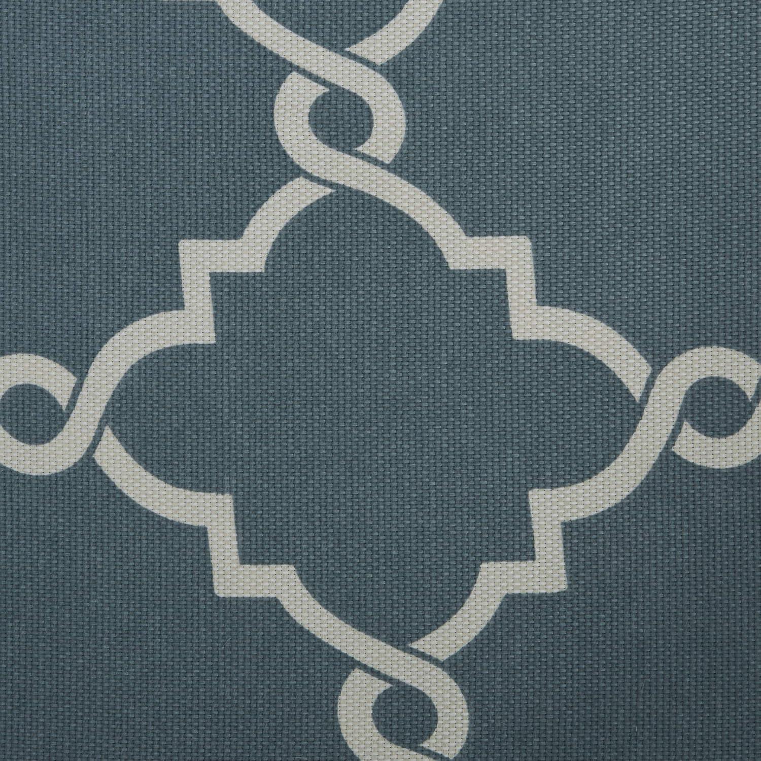 Madison Park Fretwork Print Grommet Top Single Window Curtain Panel