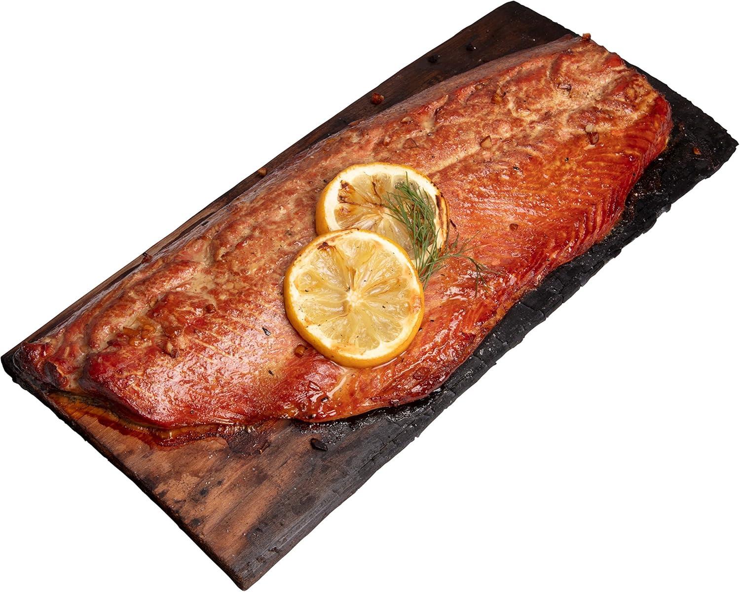 Grilling Planks - 4 Pack Cedar - Premium 5.5 x 11.5 Western Cedar for Barbecue Salmon, Seafood, Steak, Burgers, Pork Chops, Vegetables and More!