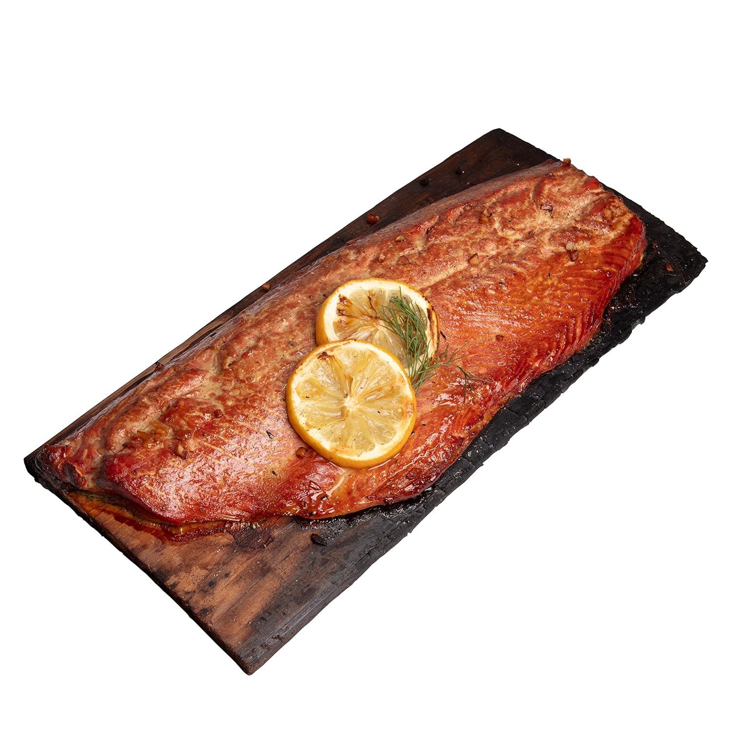 Grilling Planks - 4 Pack Cedar - Premium 5.5 x 11.5 Western Cedar for Barbecue Salmon, Seafood, Steak, Burgers, Pork Chops, Vegetables and More!