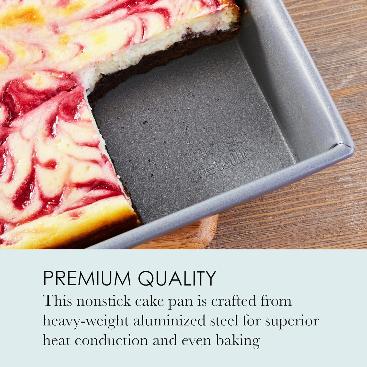 Chicago Metallic Commercial II Non-Stick 9-Inch Square Cake Pan