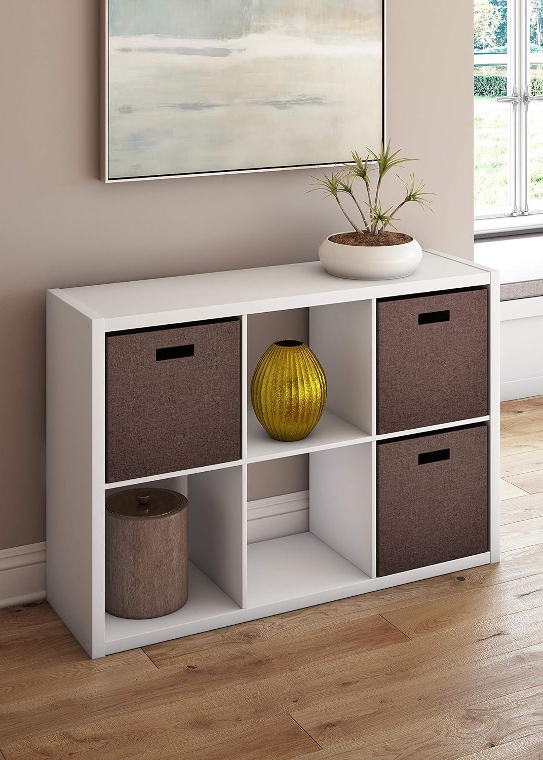 30'' H x 43.82'' W Decorative Cube Bookcase