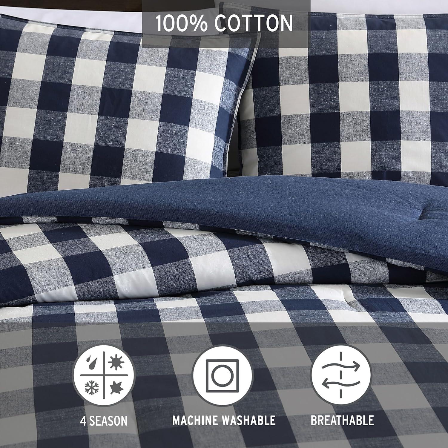 Lakehouse Plaid Duvet Cover - Eddie Bauer