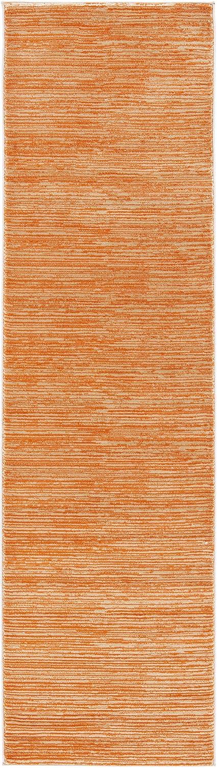 Vision VSN606 Power Loomed Runner Rug - Orange - 2'2"x8' - Safavieh.