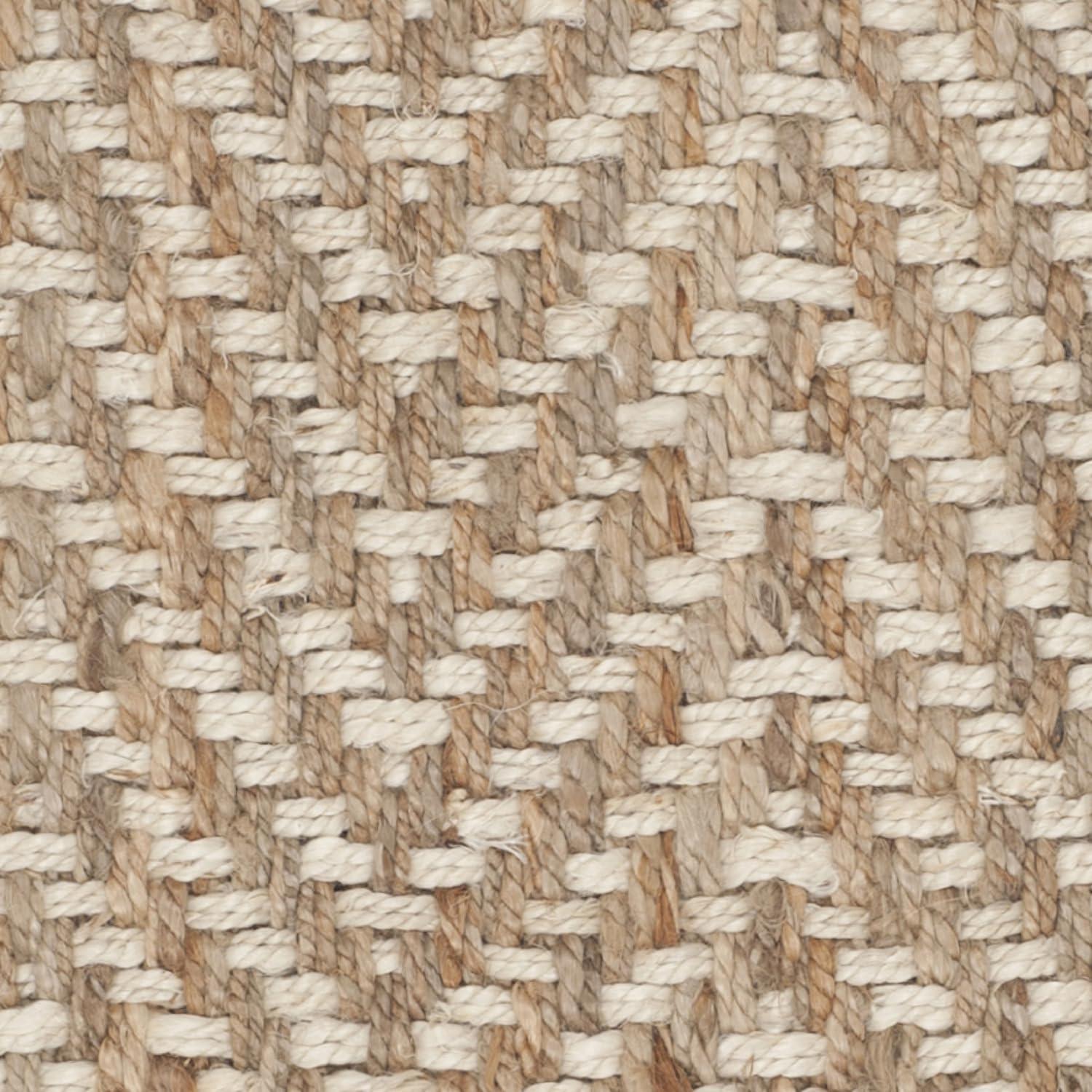 Natural Fiber NF458 Hand Woven Indoor Accent Rug - Bleach/Natural - 2'6"x4' - Safavieh.