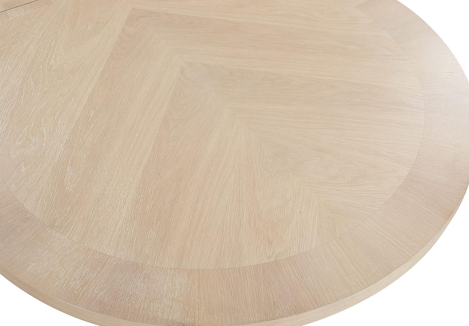 Ivona Natural Oak Extendable Oval Dining Table