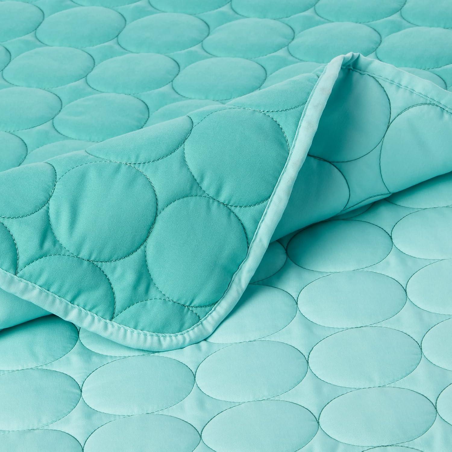 Denita Quilt Set Aqua - Urban Playground